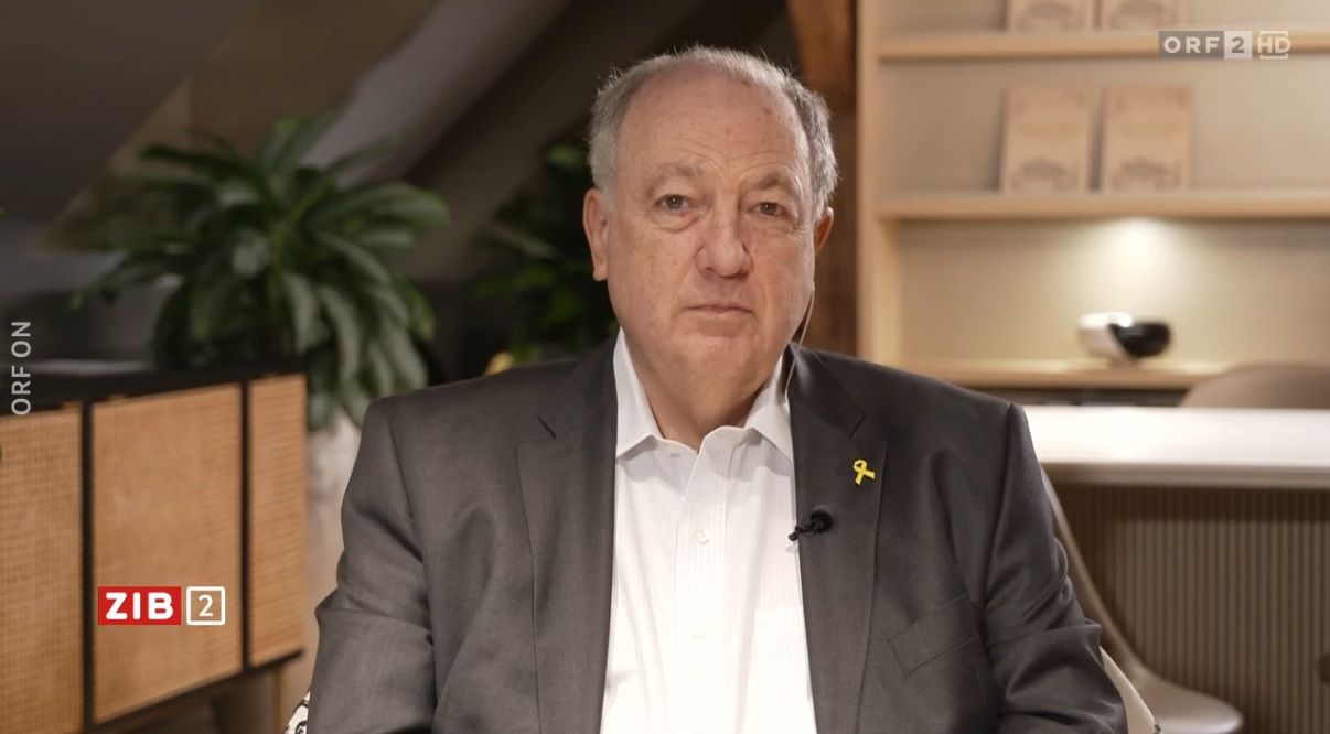 Ariel Muzicant am Freitagabend in der ZiB 2. 