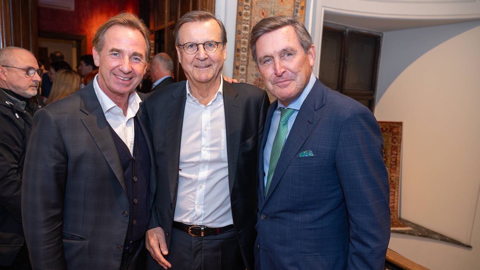 Mario Plachutta mit Hans Mahr und Peter Hanke