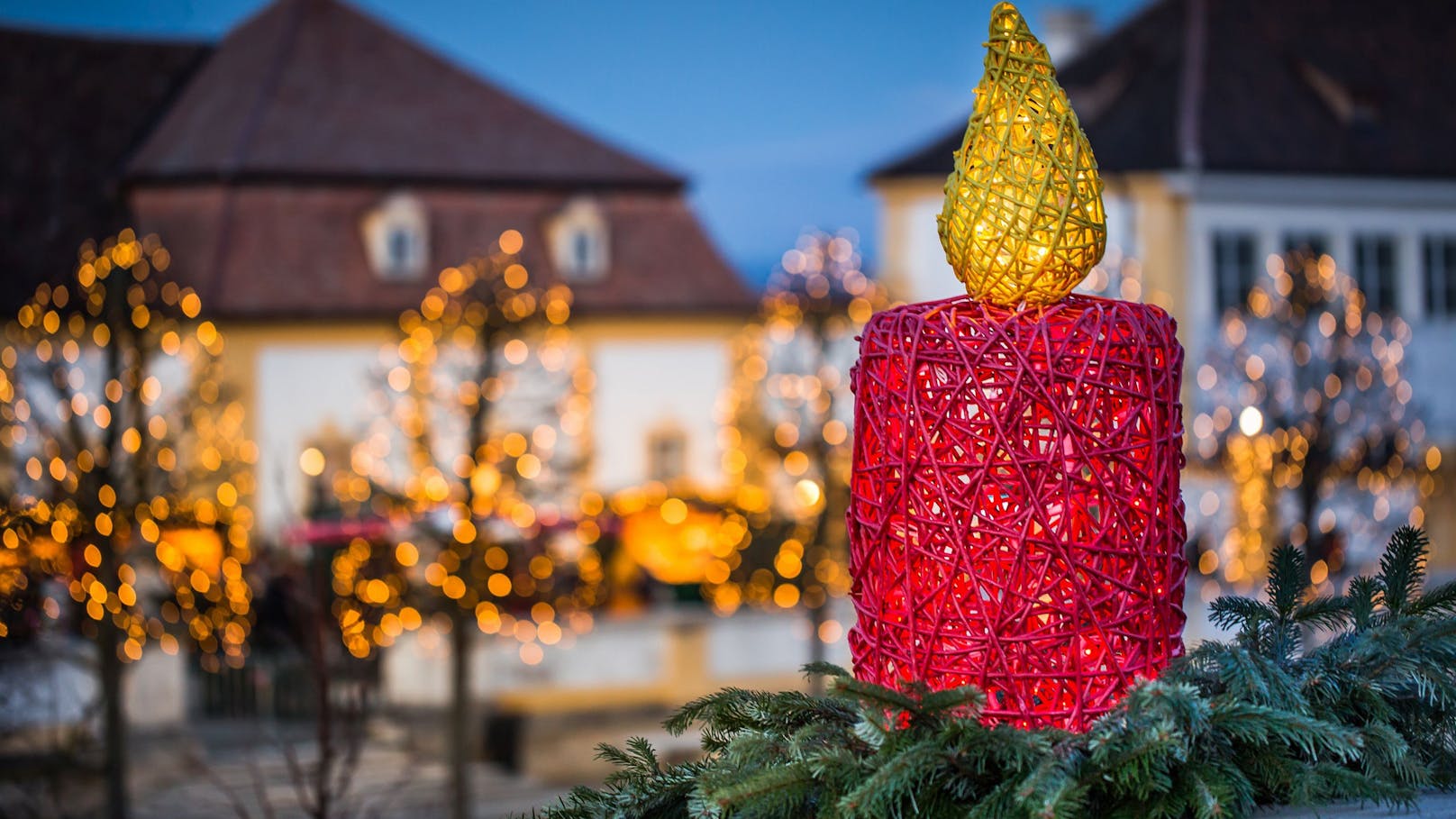 ﻿Weihnachtsmarkt auf Schloss Hof