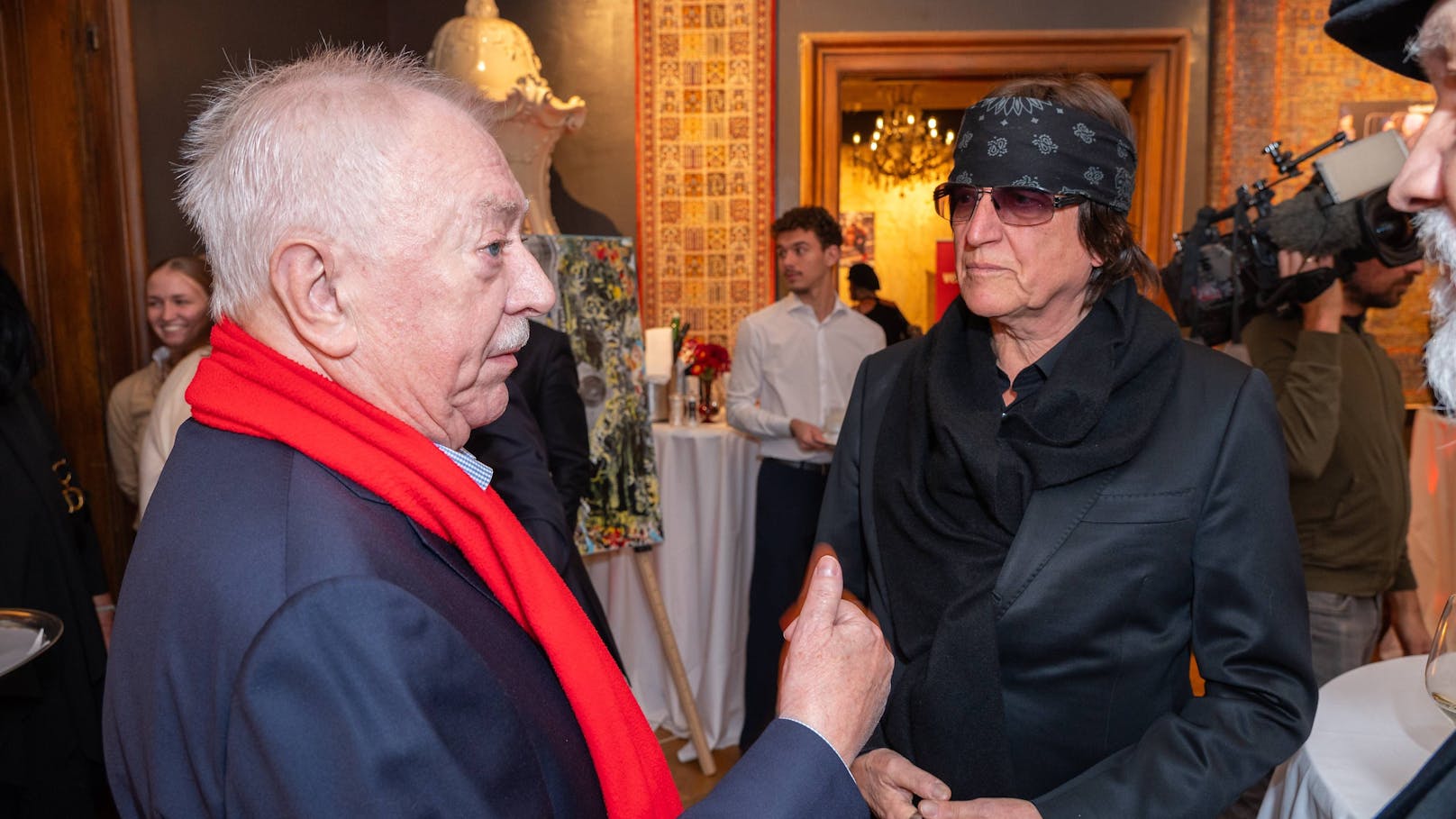 Michael Häupl im Gespräch mit Künstler Gottfried Helnwein