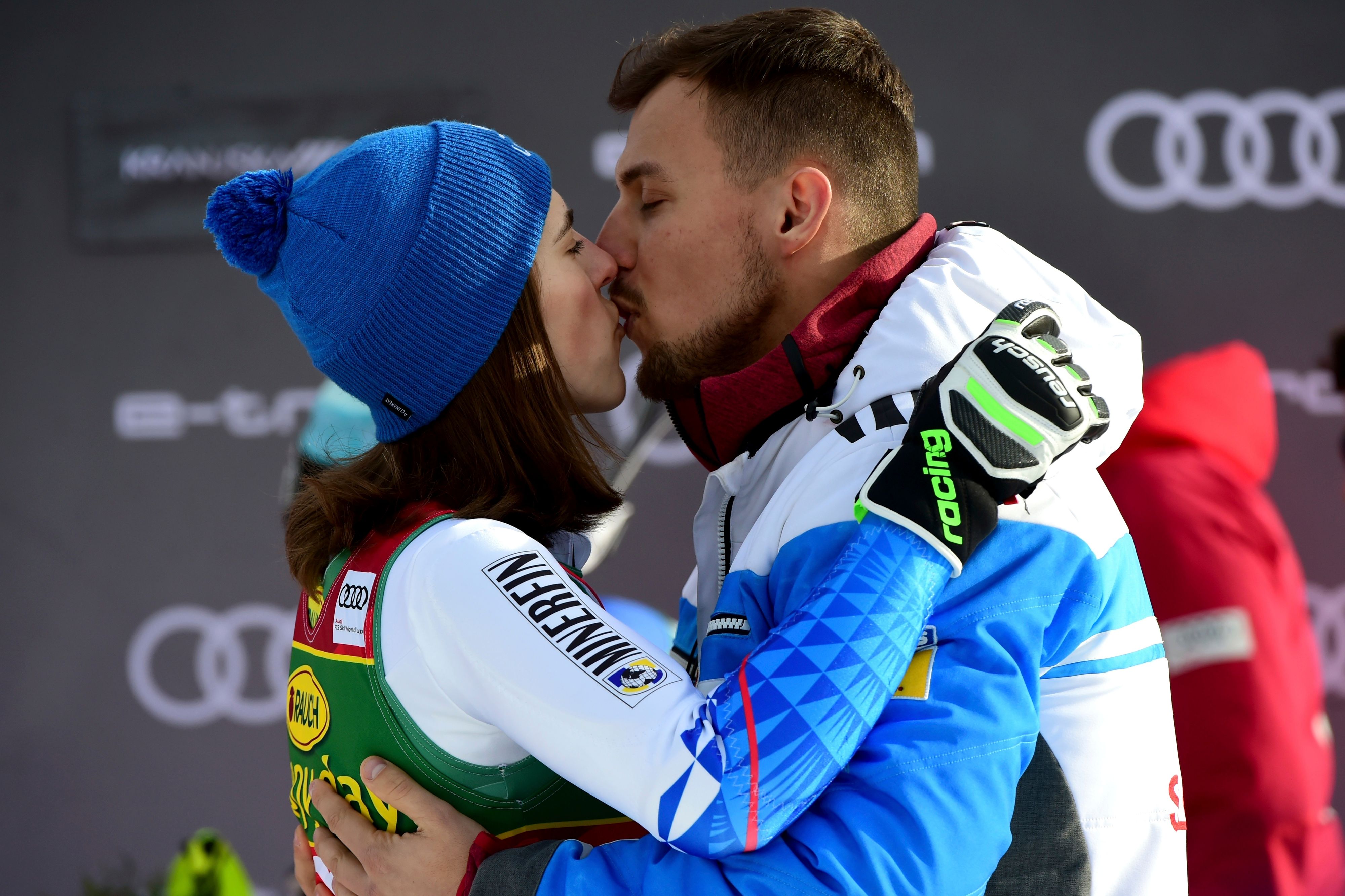Petra Vlhova und Michal Kyselica
