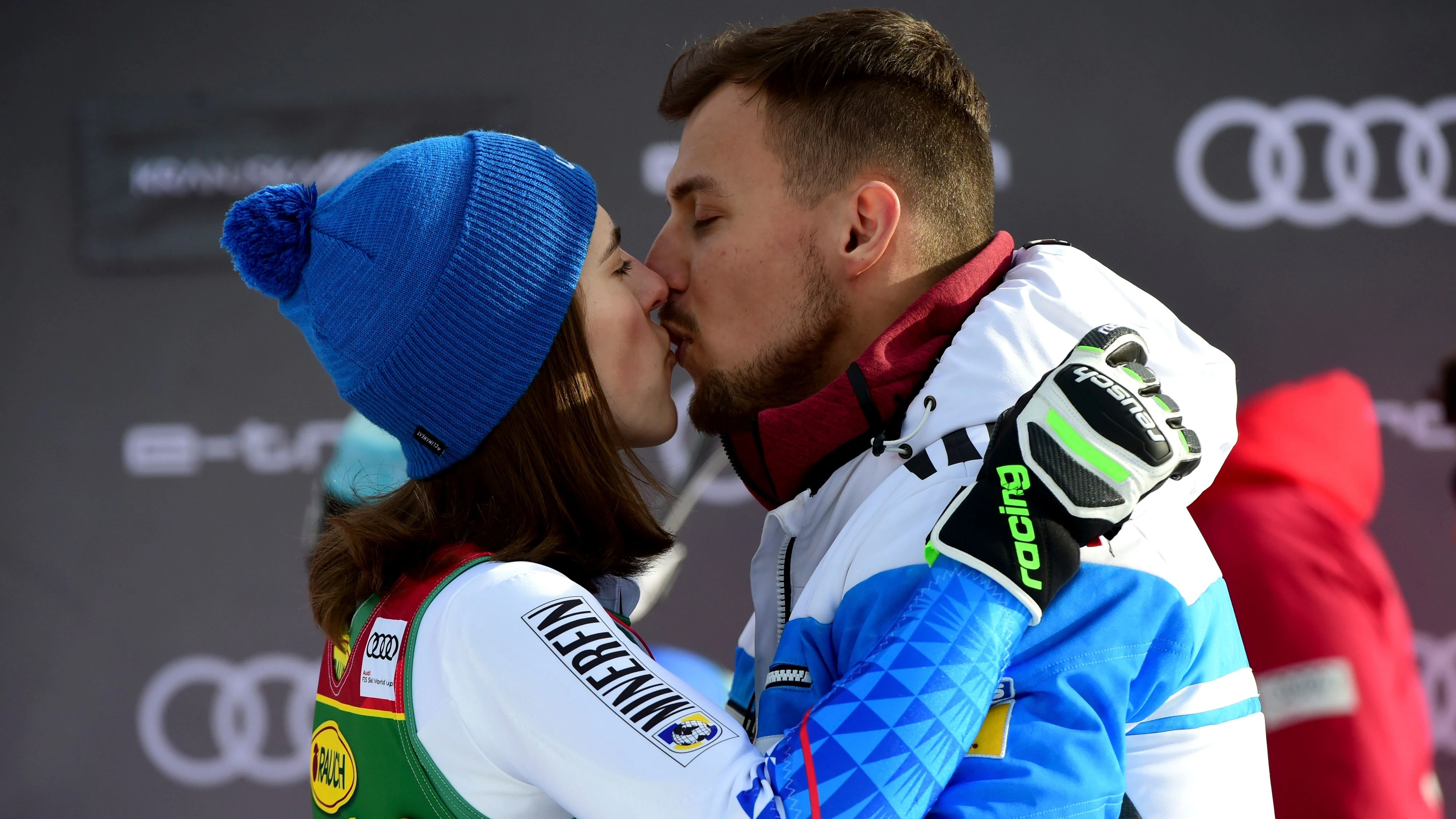 Petra Vlhova und Michal Kyselica