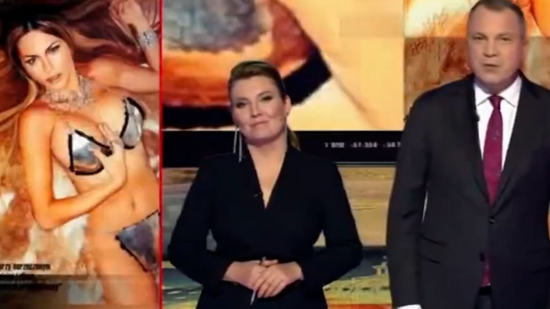 Mit diversen Bildern, auf denen die künftige First Lady nackt oder halbnackt zu sehen ist, hat das russische Staatsfernsehen Melania Trump zum Wahlsieg gratuliert.