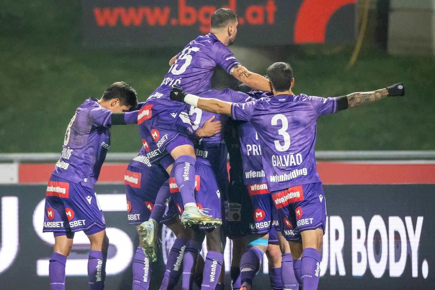 Jubel bei der Austria