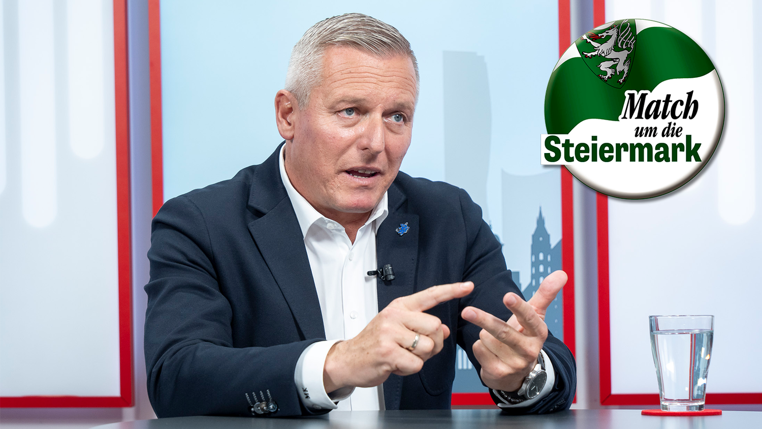 Mario Kunasek macht gleich mehrere Wahl-Versprechen.