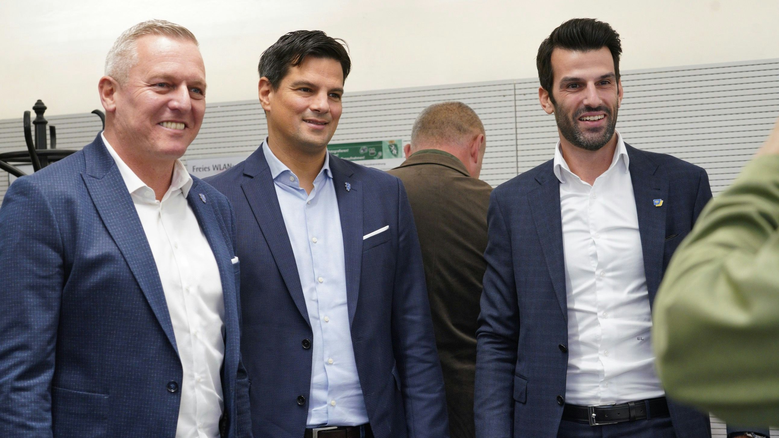 Mario Kunasek, Hannes Amesbauer und Udo Landbauer