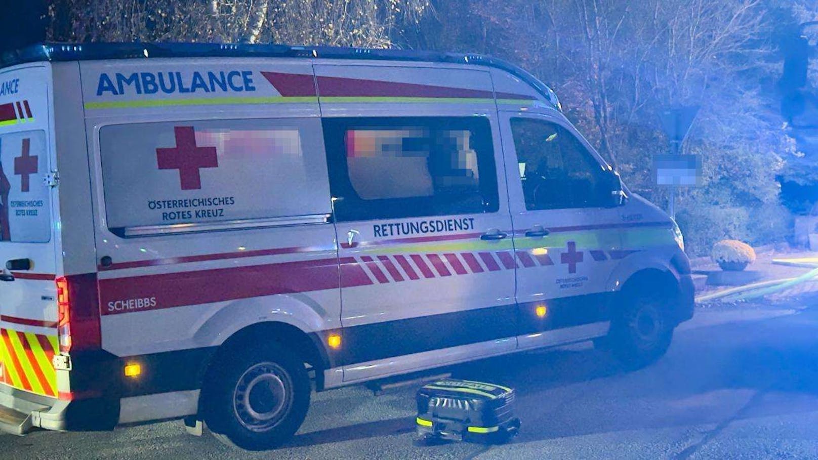 Ehepaar bei Brand im Bezirk Scheibbs schwer verletzt.