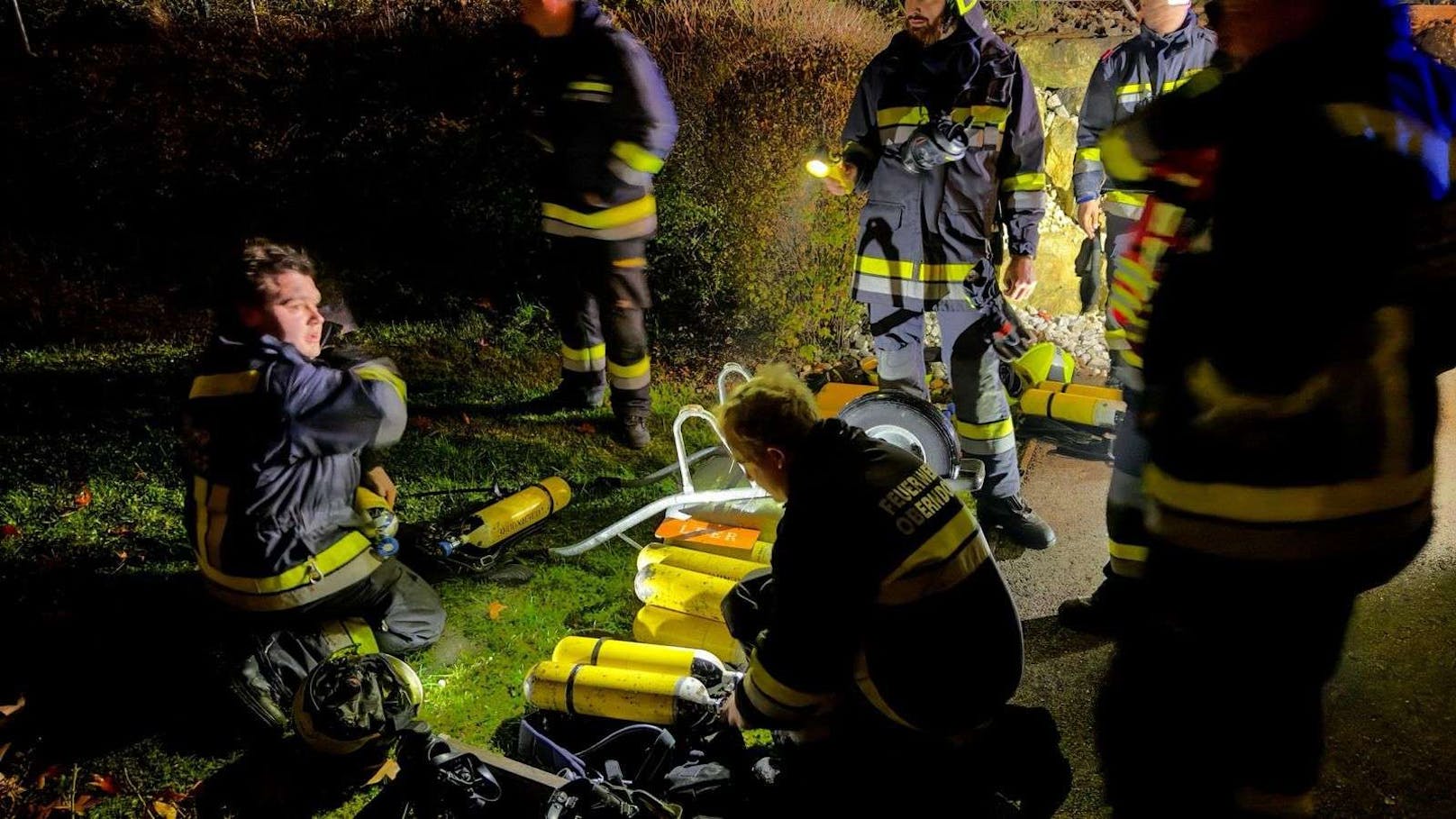 Ehepaar bei Brand im Bezirk Scheibbs schwer verletzt.