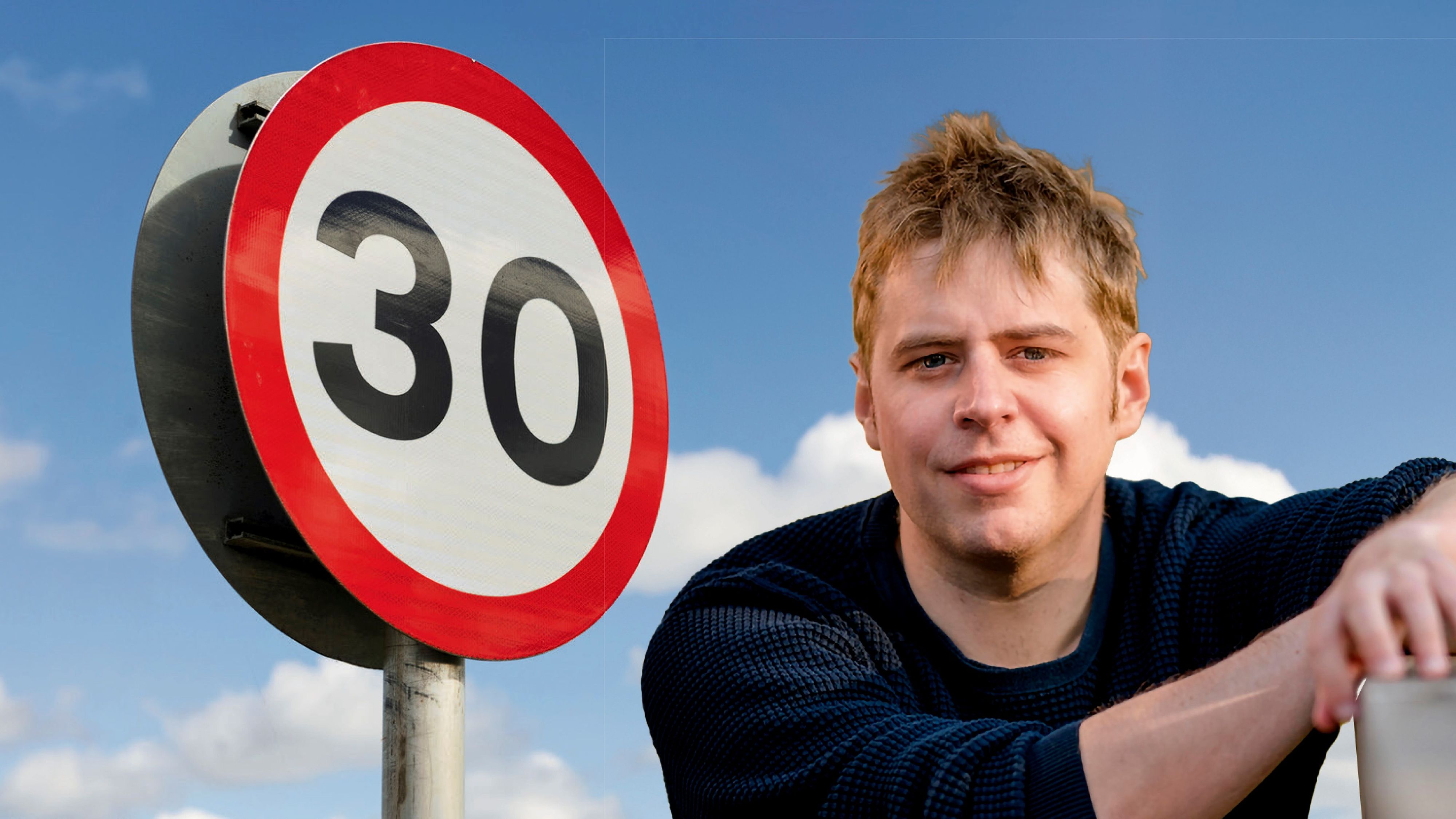Stadtrat Lukas Oberwagner (Grüne) fordert Tempo 20 in der Rieder Begegnungszone, 30 im restlichen Stadtgebiet.