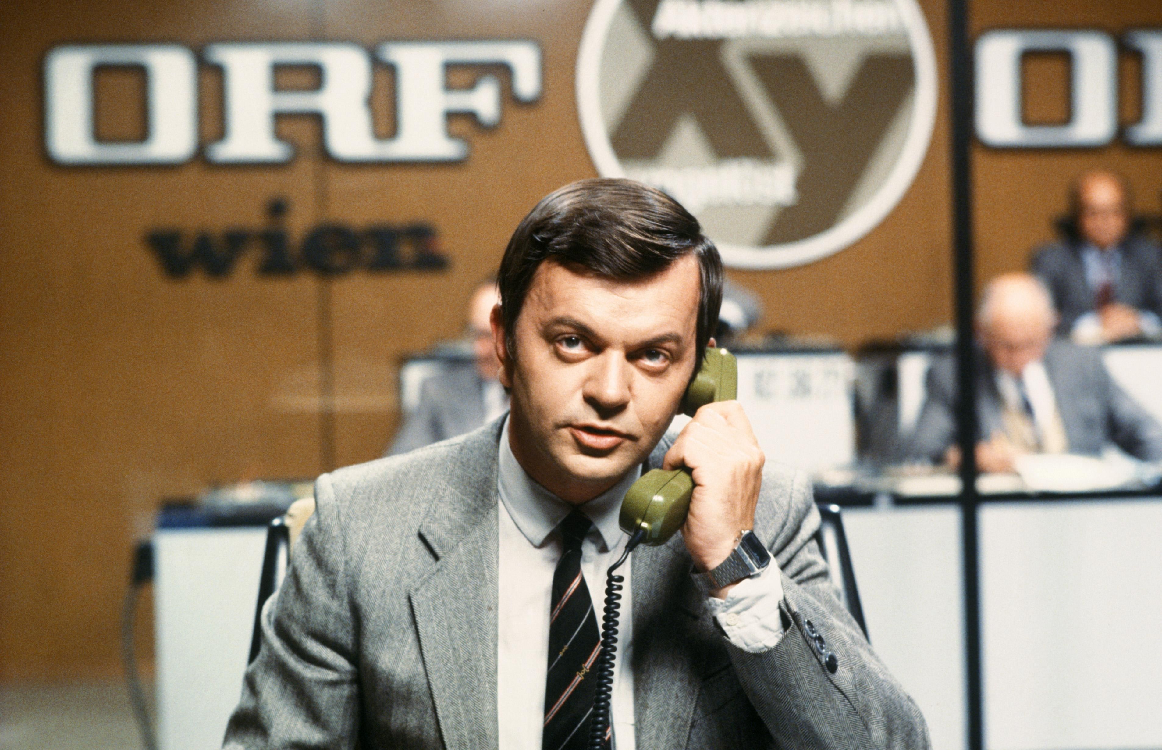 Peter Nidetzky auf Sendung in 