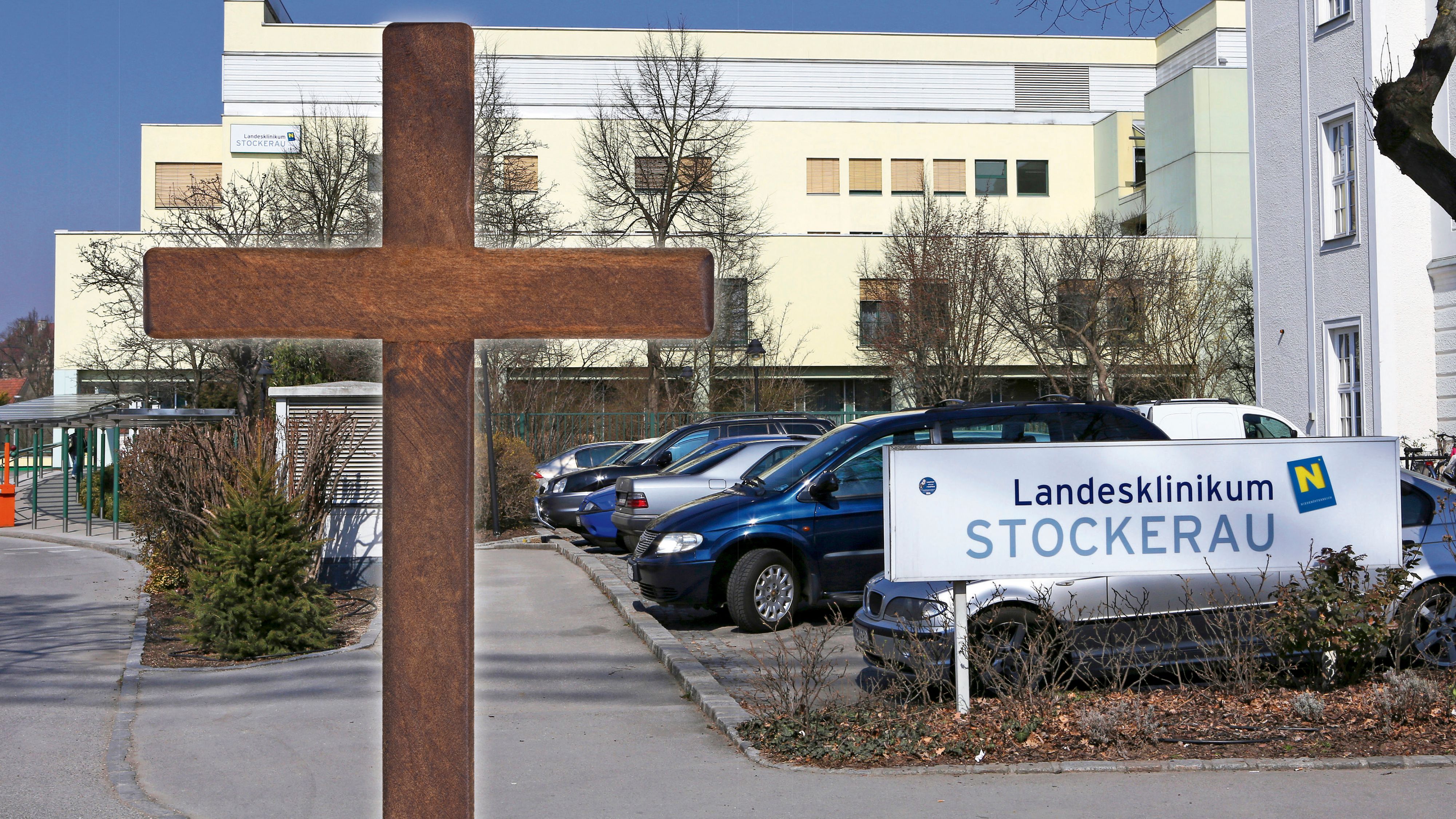 Wirbel um Entfernung von Kreuzen: Hier der Standort in Stockerau