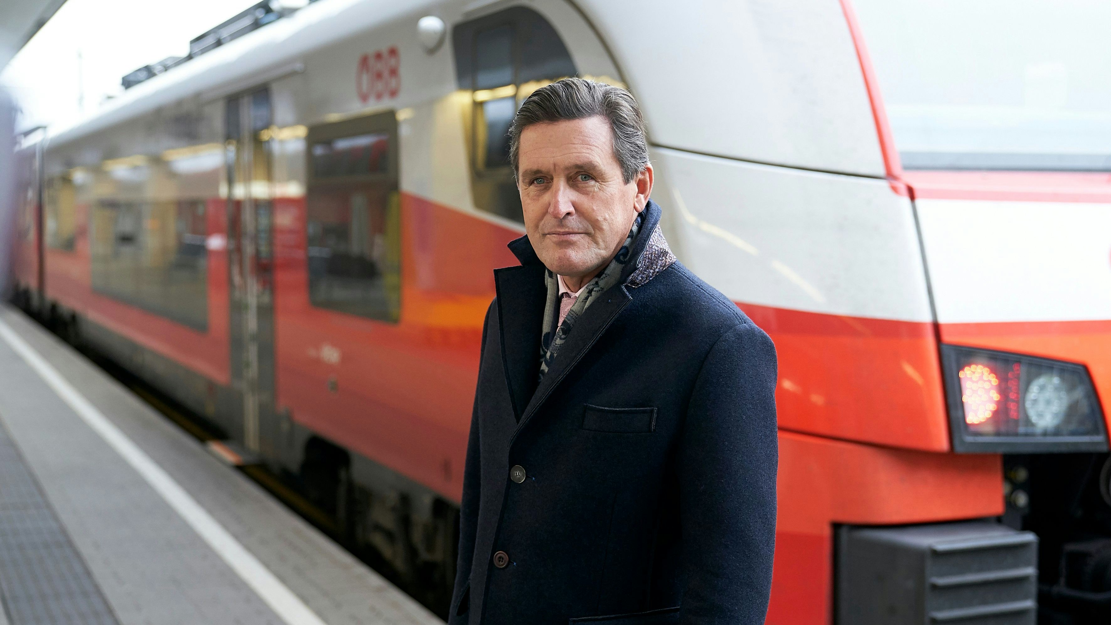 StR Peter Hanke - S-Bahn-Verbesserungen, Westbahnhof, 13.11.2019, © PID/Markus Wache 