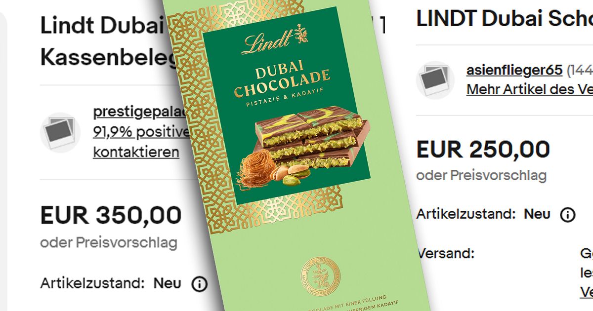 Satte 350 Euro wird auf eBay unter anderem verlangt. Ein Direktflug von Wien nach Dubai und zurück kostet im November weniger.