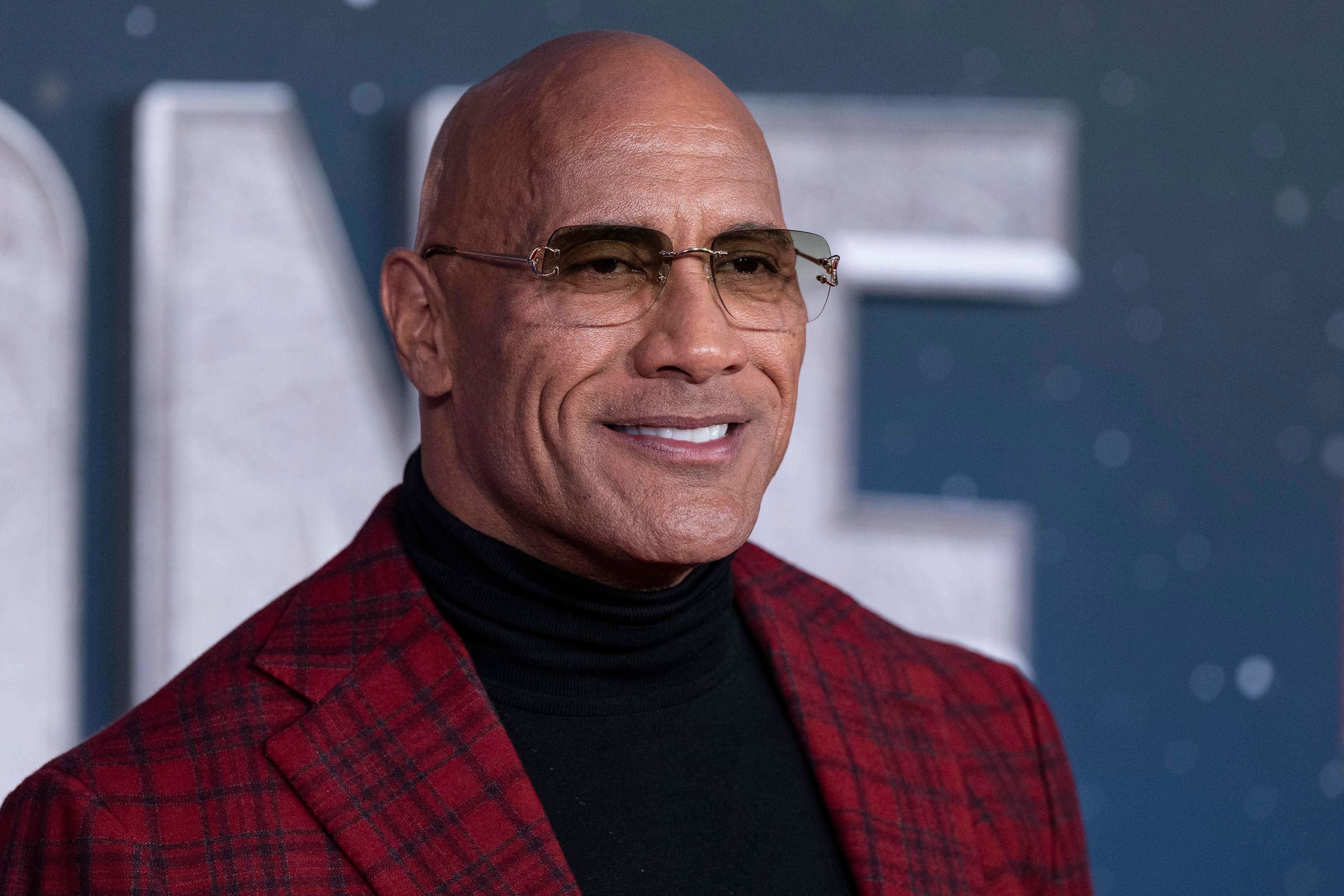 Dwayne Johnson bei der Premiere seines neuen Films „Red One – Alarmstufe Weihnachten“ in New York.