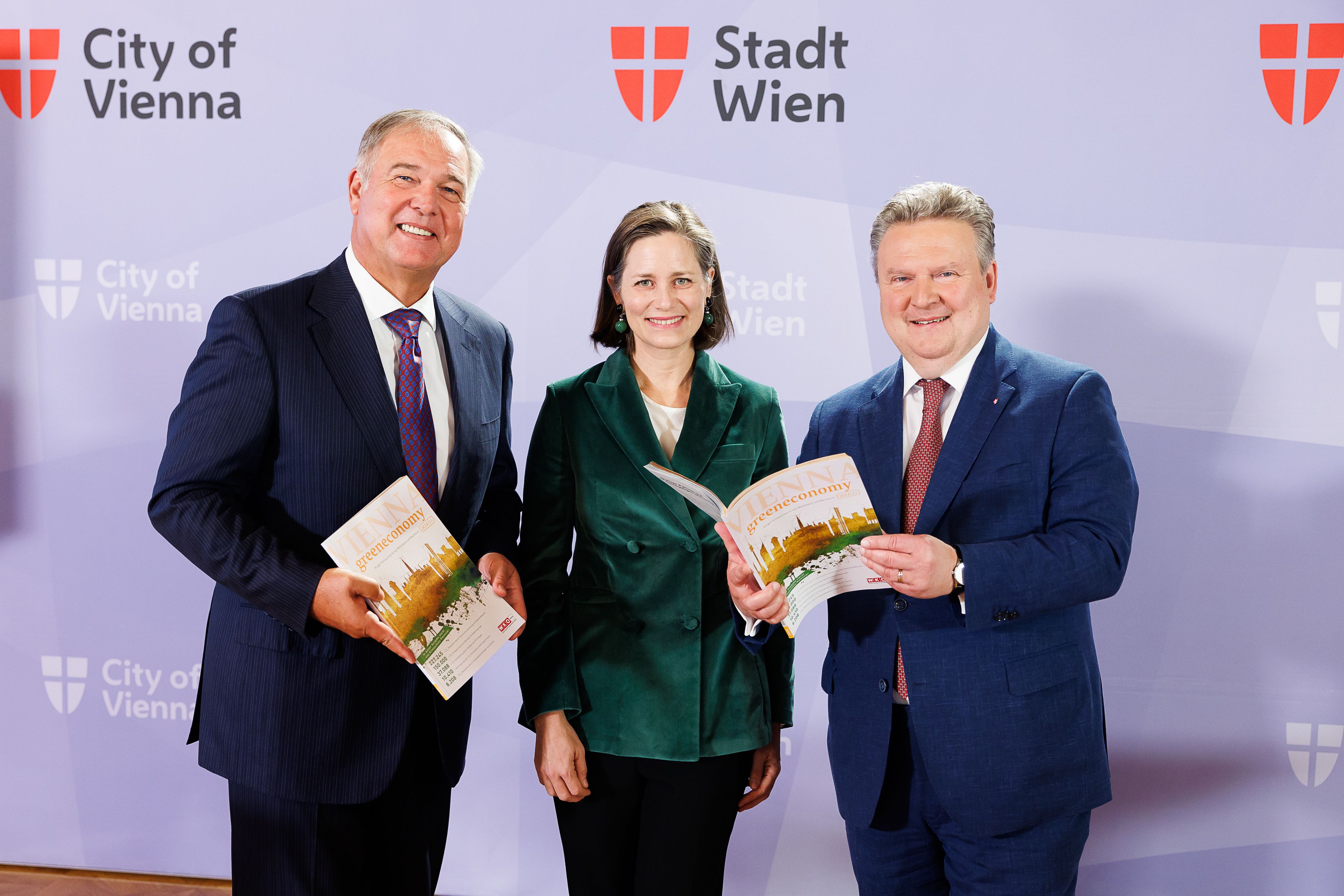 Wirtschaftskammer Wien-Präsident Walter Ruck, Sonja Wimmer, Eigentümerin des Boutique-Hotels 