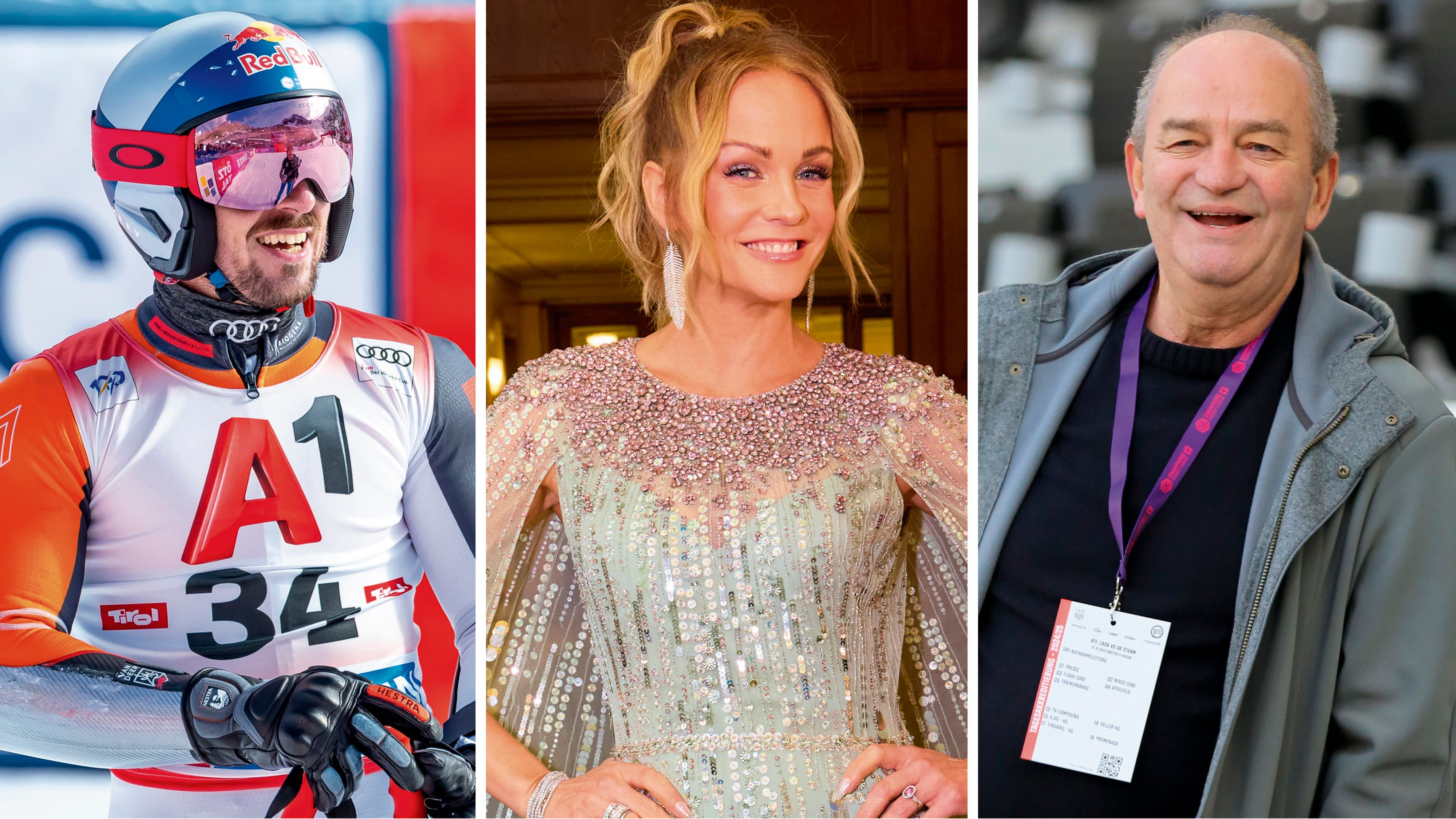 Die Sieger (v.l.): Marcel Hirscher zieht Vollgas, Mirjam Weichselbraun kennt fast jeder, Herbert Prohaska strahlt Kompetenz aus