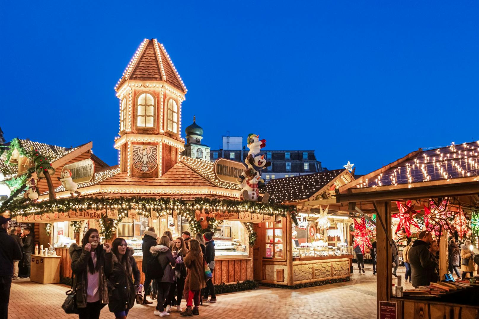 Platz 8: Birmingham’s Frankfurt Christmas Market, Großbritannien, 1. November 2024 – 24. Dezember 2024