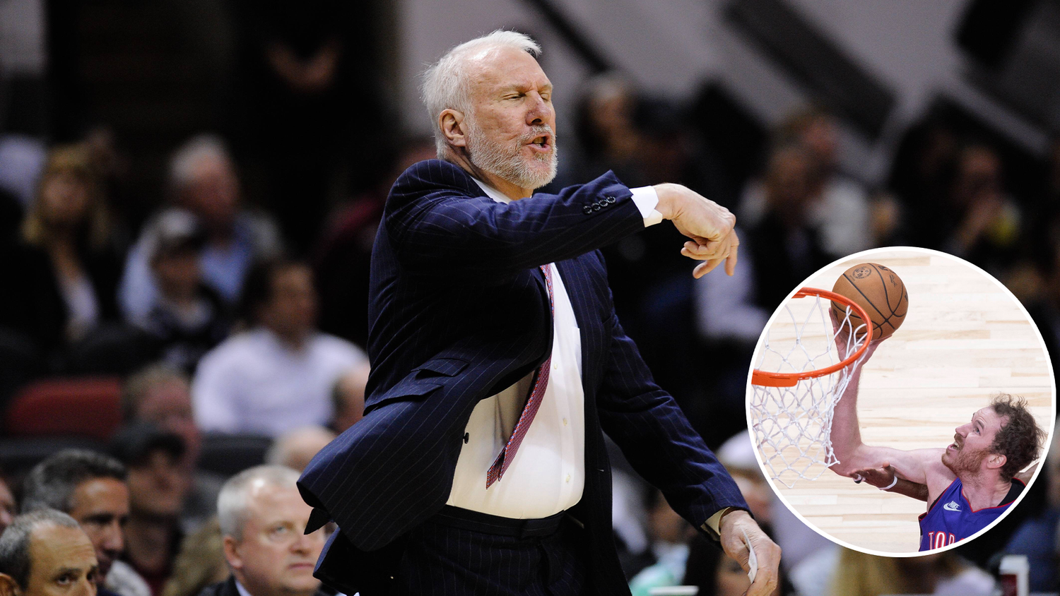 Trainer-Legende Gregg Popovich erlitt einen leichten Schlaganfall.