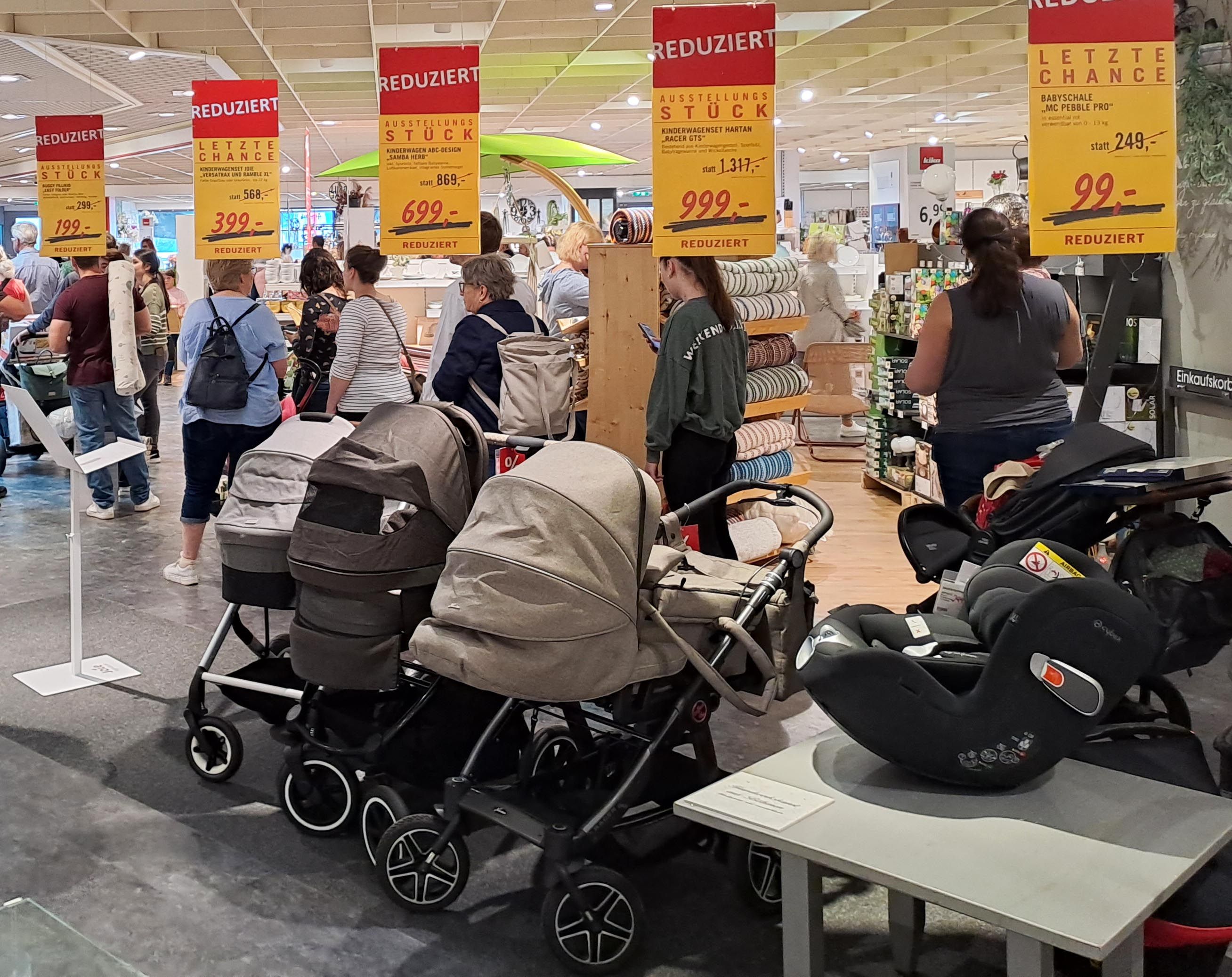 Bei der letzten Schließungswelle im Jahr 2023 kam es in den betroffenen Filialen zum Totalabverkauf. 