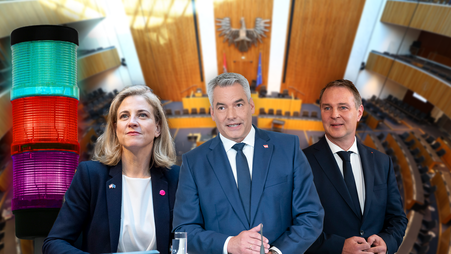 Am Mittwoch sondierte die Austro-Ampel das erste Mal gemeinsam. 