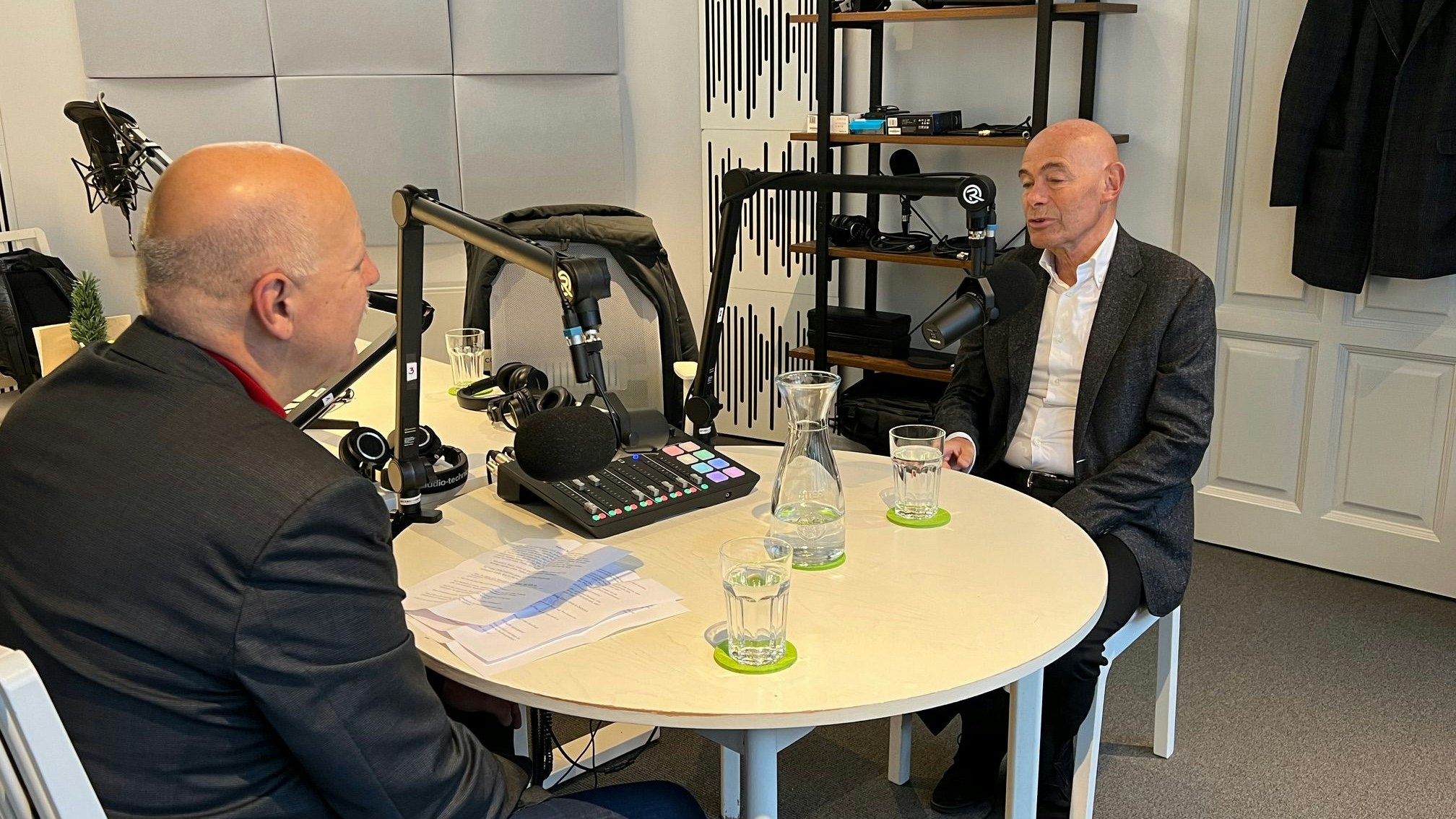 Andreas Rudas beim Podcast-Interview mit Christian Nusser