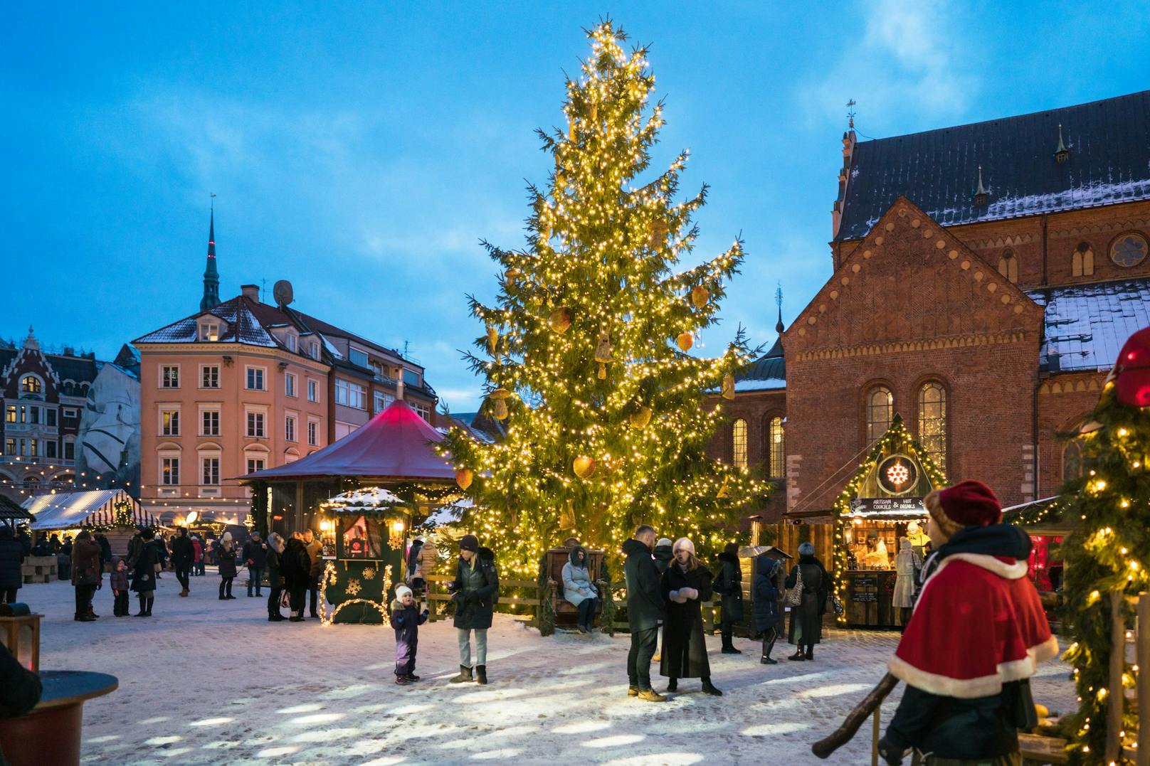 Platz 6: Weihnachtsmarkt Riga, Lettland, 29. November 2024 – 2. Januar 2025