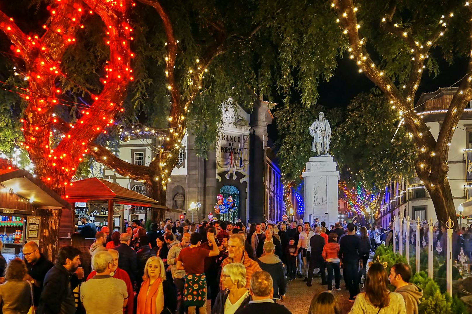 Platz 9: Weihnachtsmarkt in Funchal, Madeira, Portugal, 1. Dezember 2024 – 5. Januar 2025