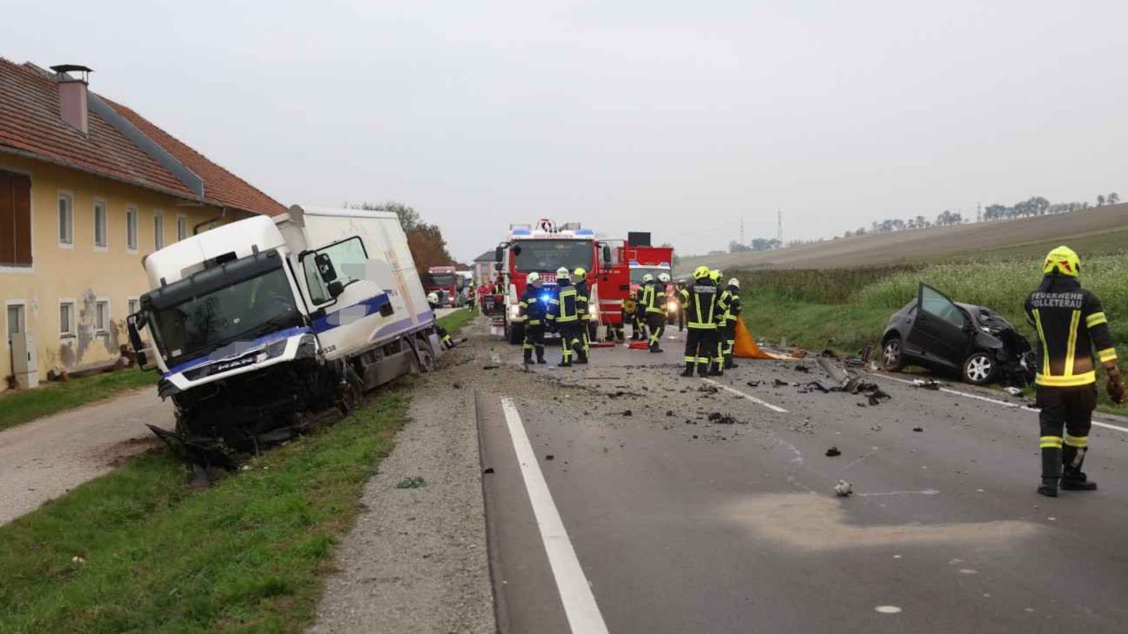 Am Mittwoch kam es auf der Innviertler Straße bei Grieskirchen zu einem folgenschweren Crash.