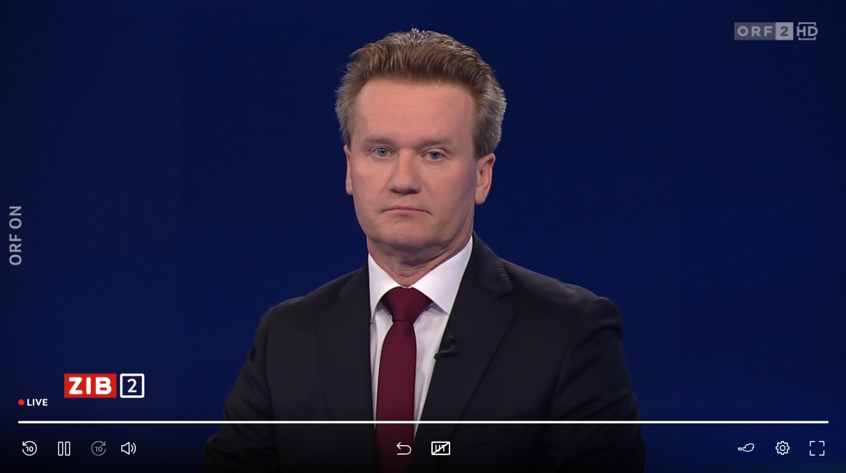 Der Präsident der Industriellenvereinigung (IV), Georg Knill, in der ORF-