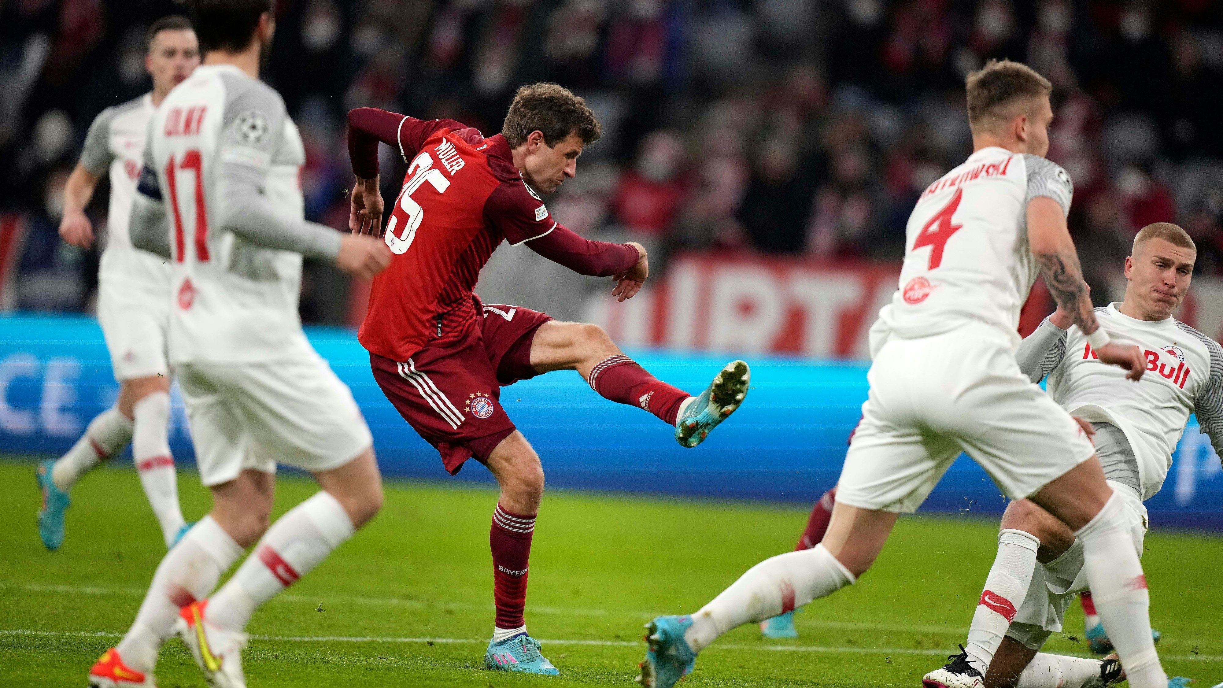Thomas Müller und die Bayern kommen nach Salzburg