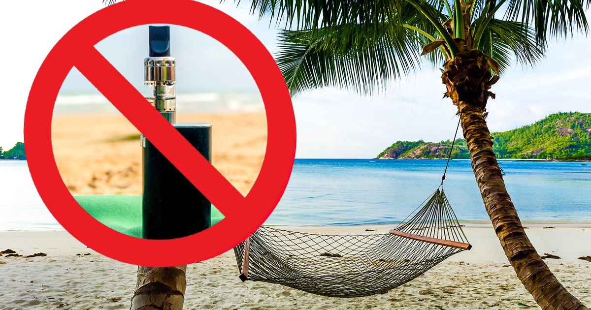 Wer auf den Malediven E-Zigaretten rauchen möchte, schaut künftig durch die Finger.