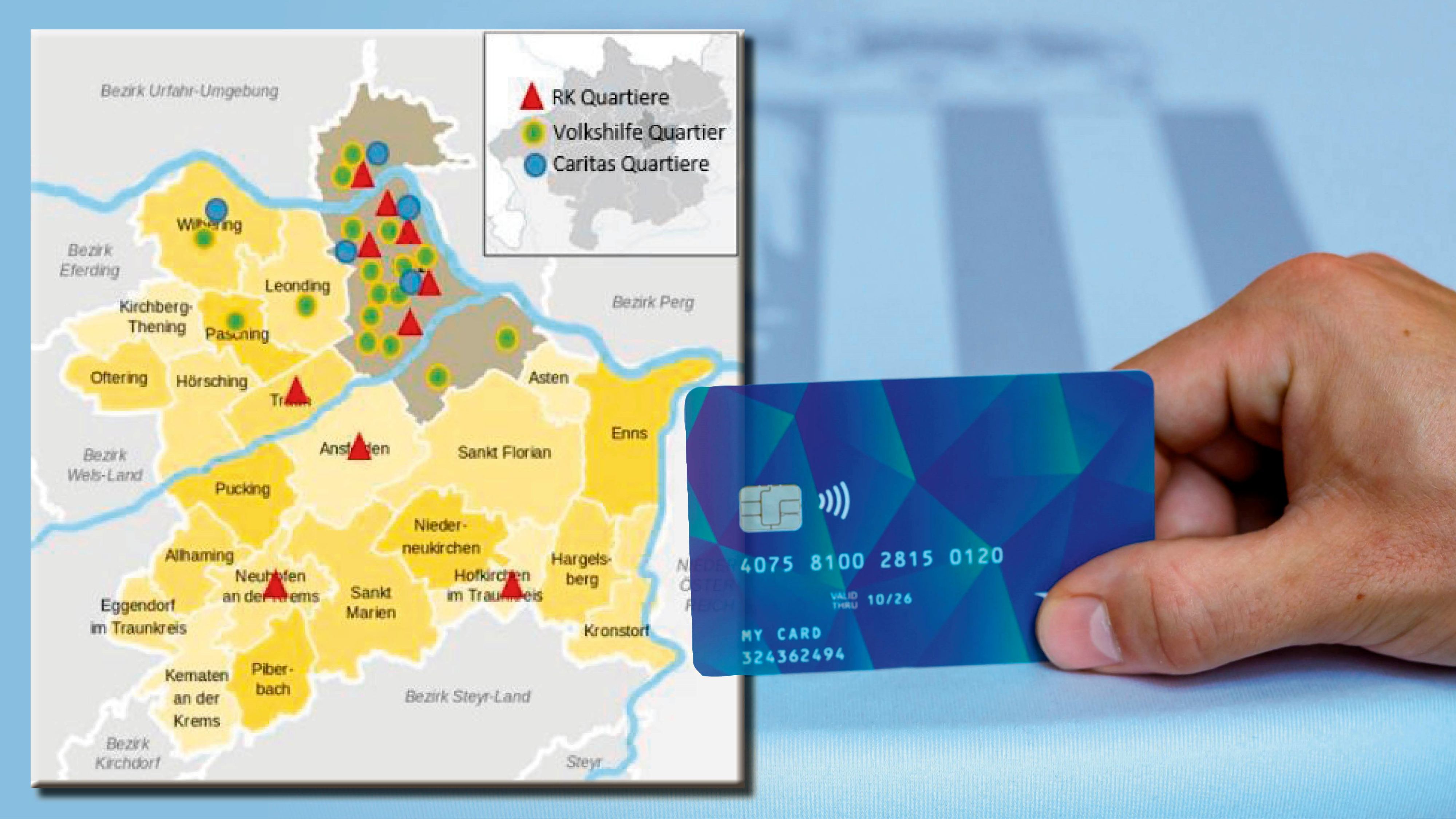 Oberösterreich führte am 1. Juli die Sachleistungskarte, eine Bezahlkarte für Asylwerber, ein.