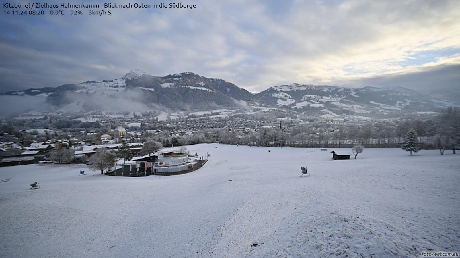 Vor allem in Salzburg und Tirol wachten viele Bewohner zu einer Schneedecke auf.