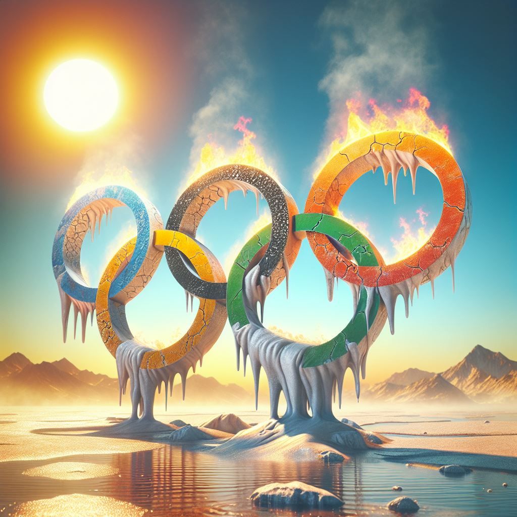 Für Winterspiele könnte es auf der Erde bald zu heiß werden.