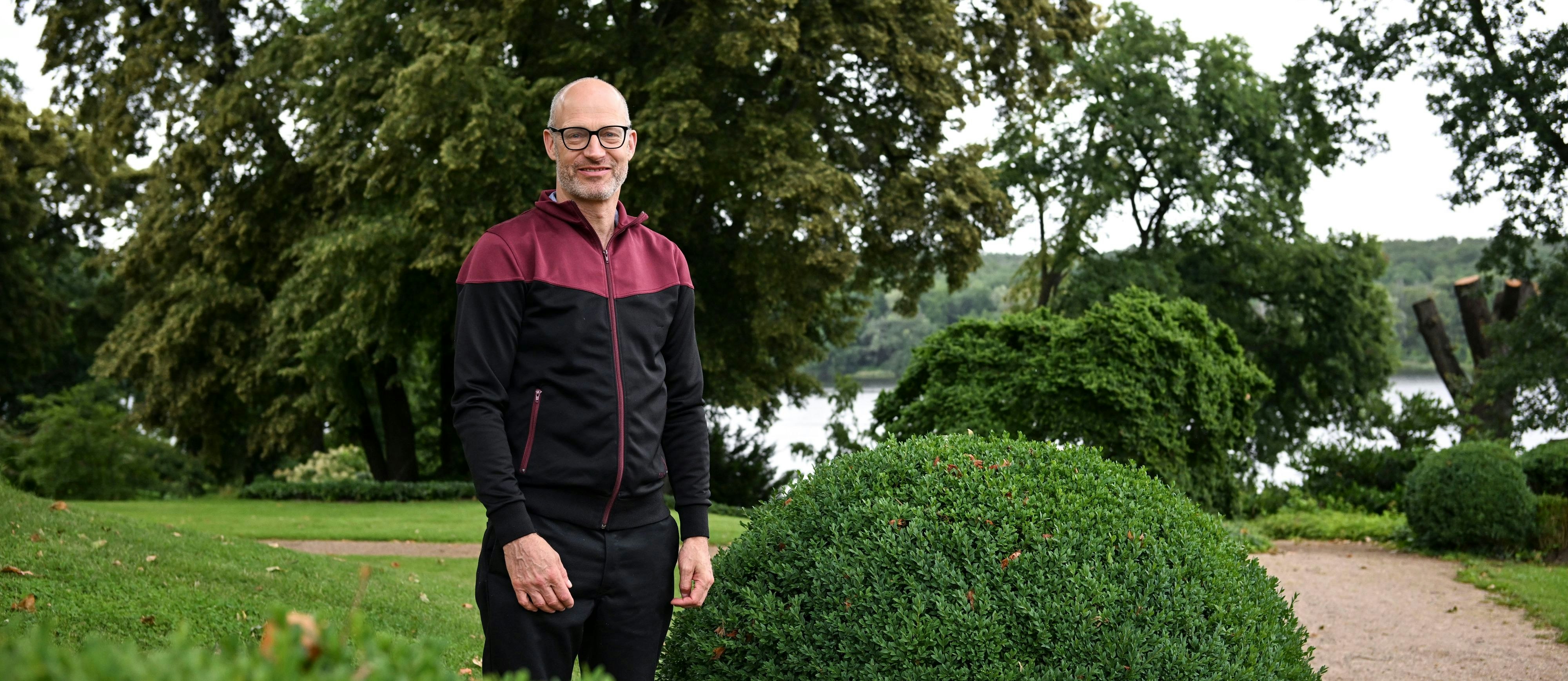 Schauspieler und Autor Joachim Meyerhoff am Rande des Potsdamer Literarturfestivals