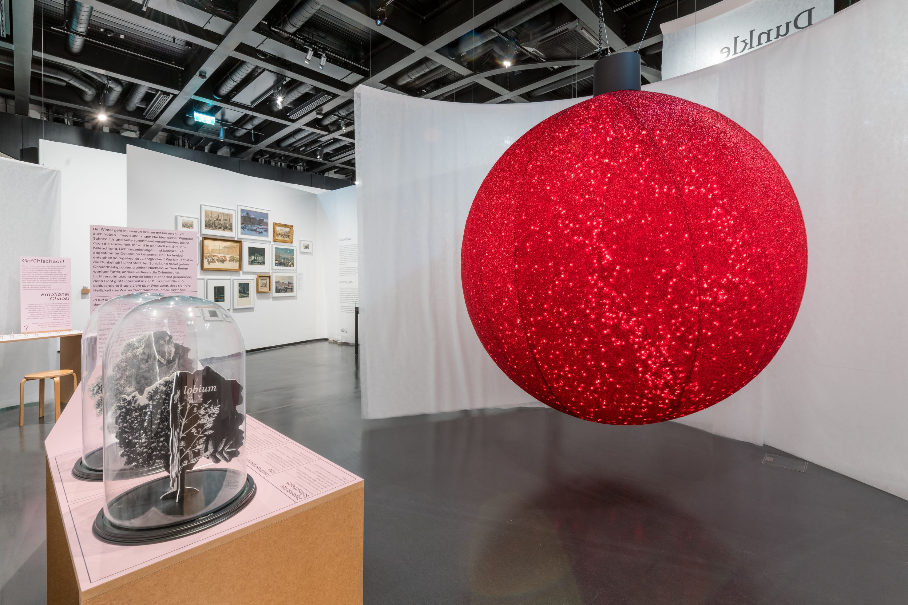 Eine Nachbildung der Weihnachtsbeleuchtung der Rotenturmstraße.