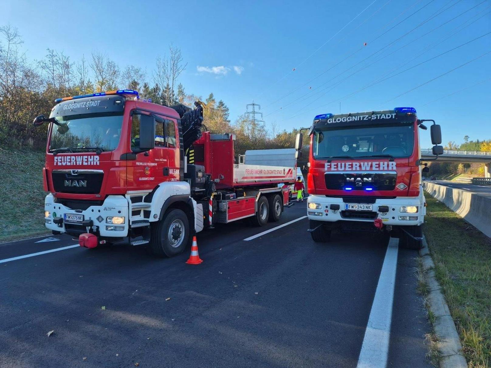 Medizinischer Notfall: Crash auf der S6 – Einsatzkräfte vor Ort