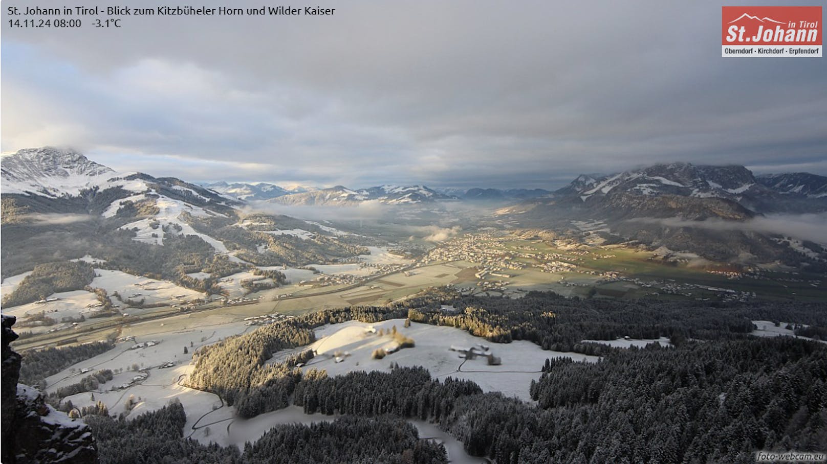 Vor allem in Salzburg und Tirol wachten viele Bewohner zu einer Schneedecke auf.