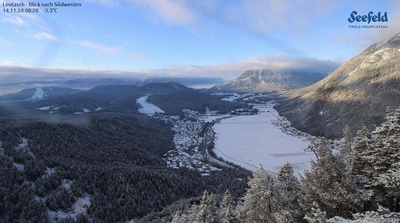 Vor allem in Salzburg und Tirol wachten viele Bewohner zu einer Schneedecke auf.