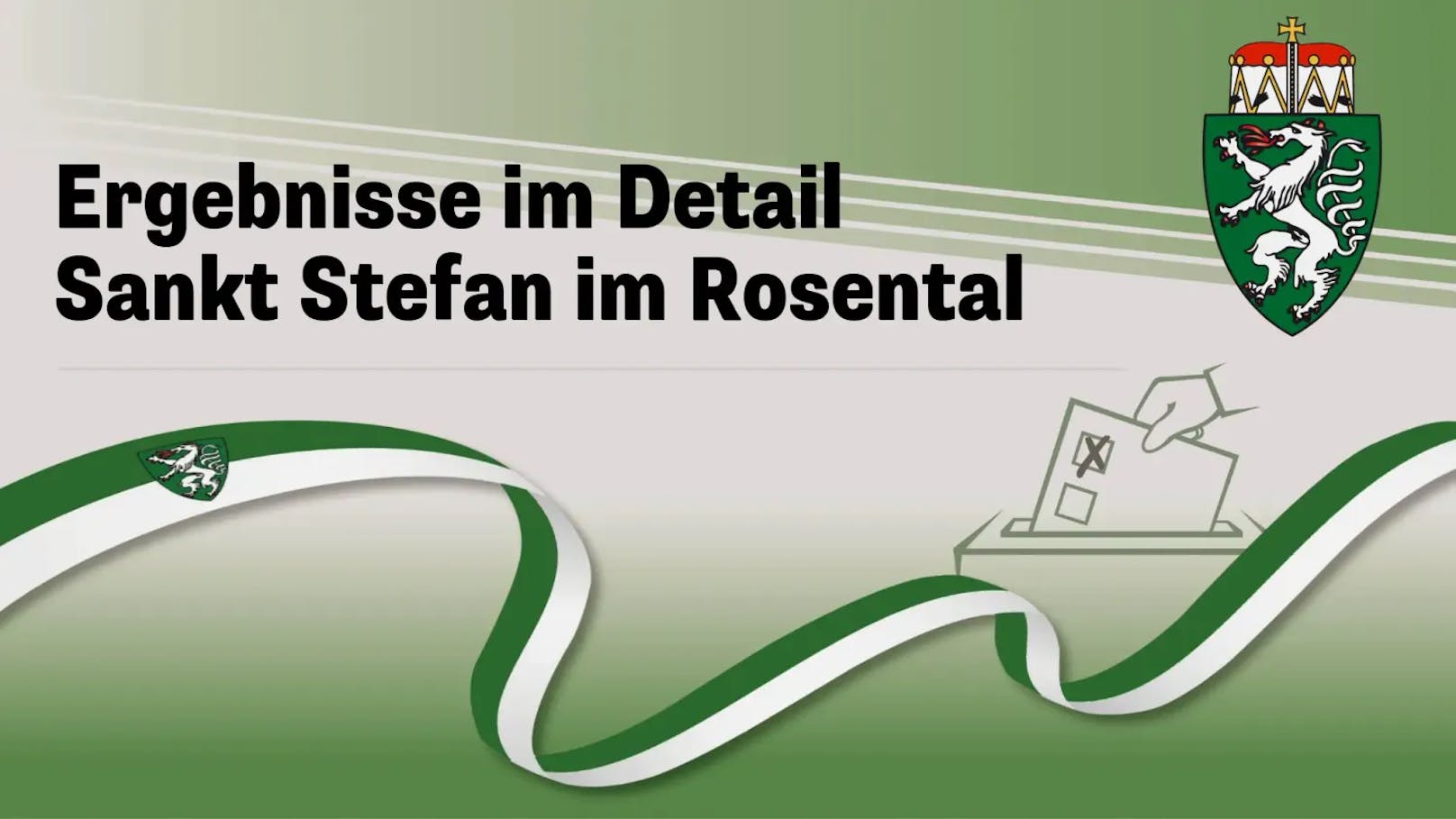 Wahl Steiermark: Ergebnis aus Sankt Stefan im Rosental