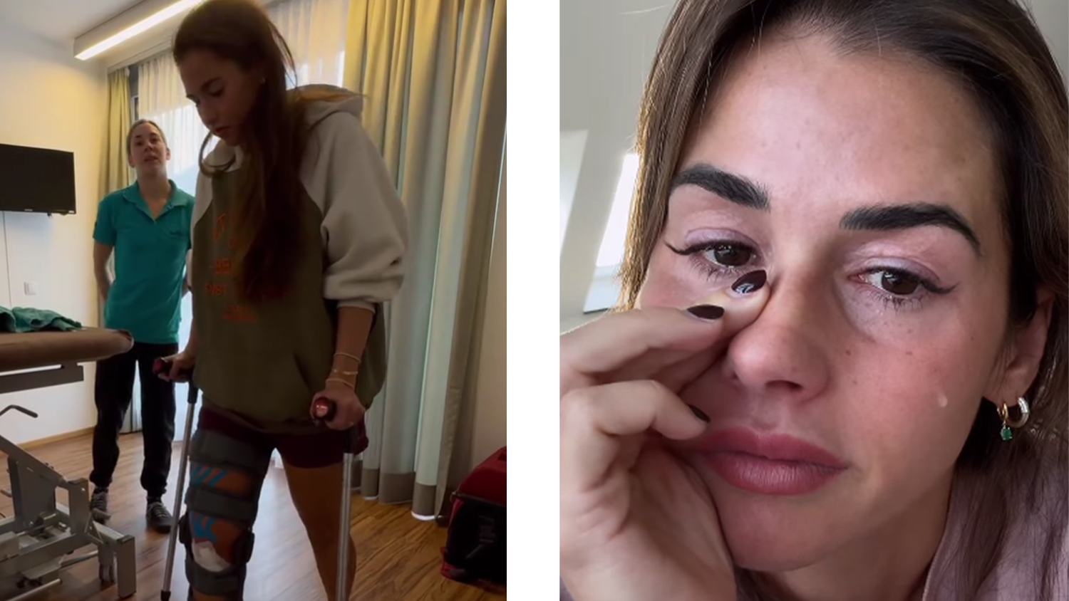 Sarah Engels kämpfte sich nach einem Skiunfall Anfang des Jahres zurück. In den letzten Wochen haben sie immer wieder Schmerzen im Knie 