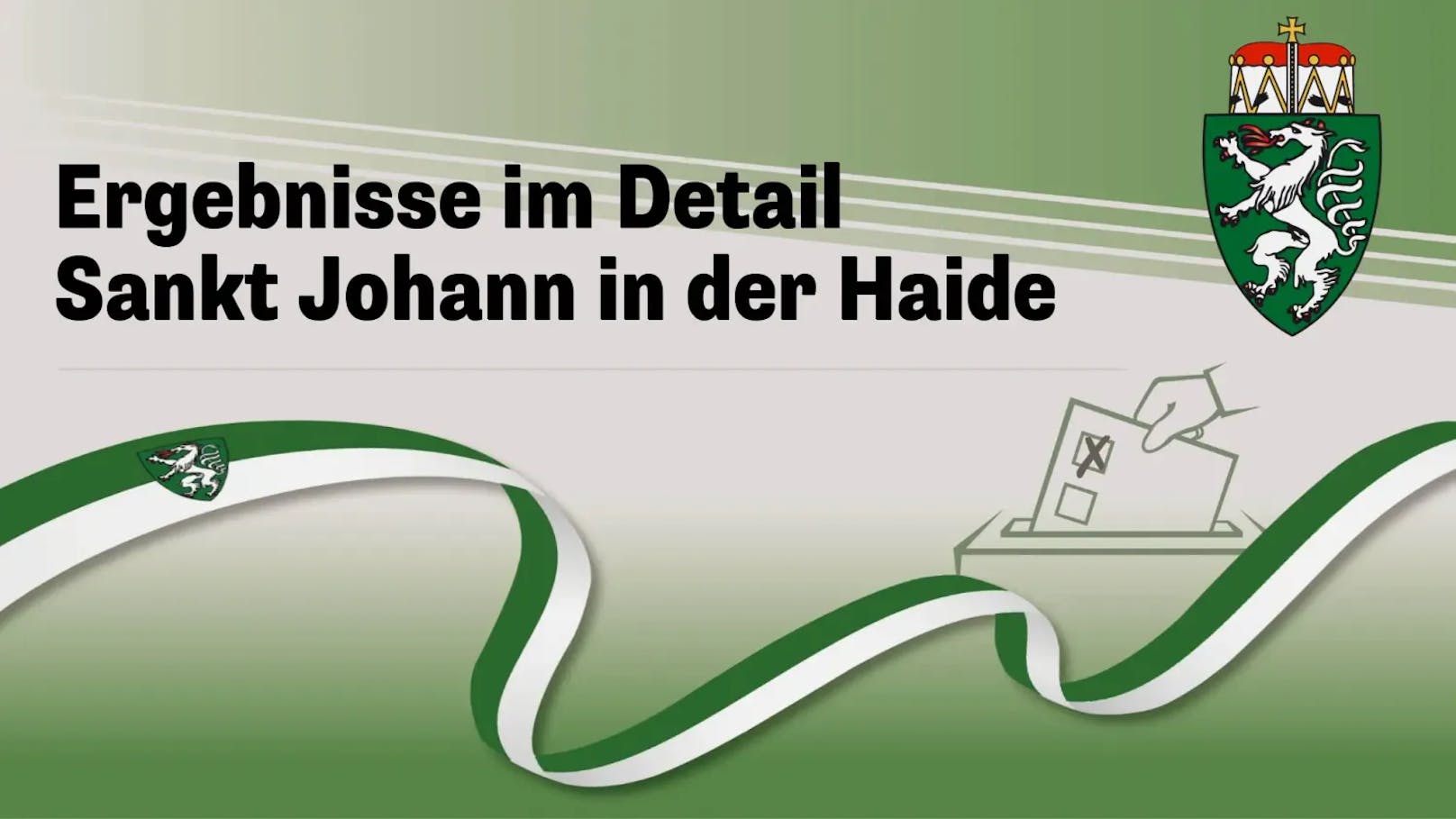 Wahl Steiermark: Ergebnis aus Sankt Johann in der Haide