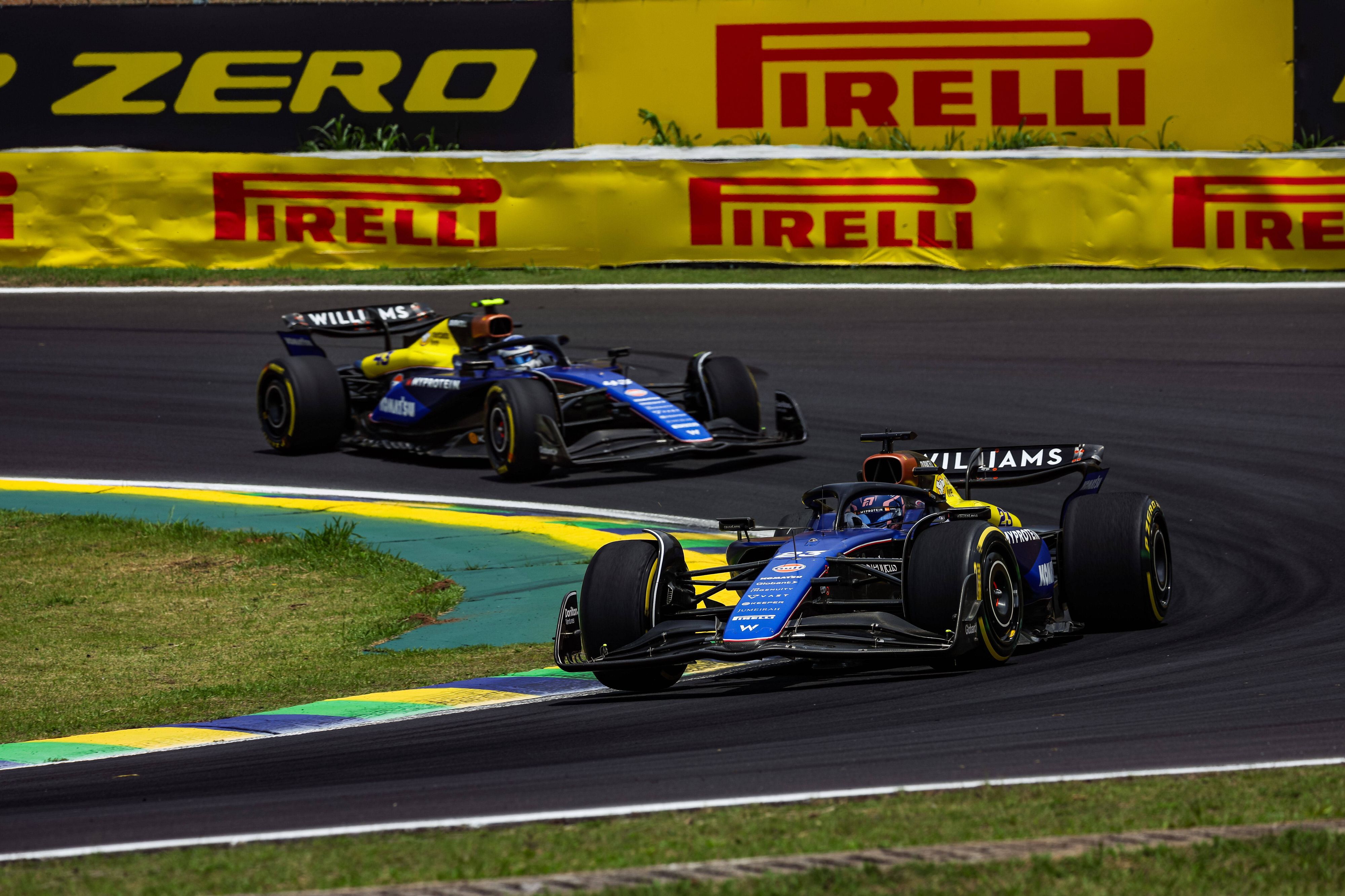 Die beiden Williams-Piloten Alexander Albon und Franco Colapinto. 