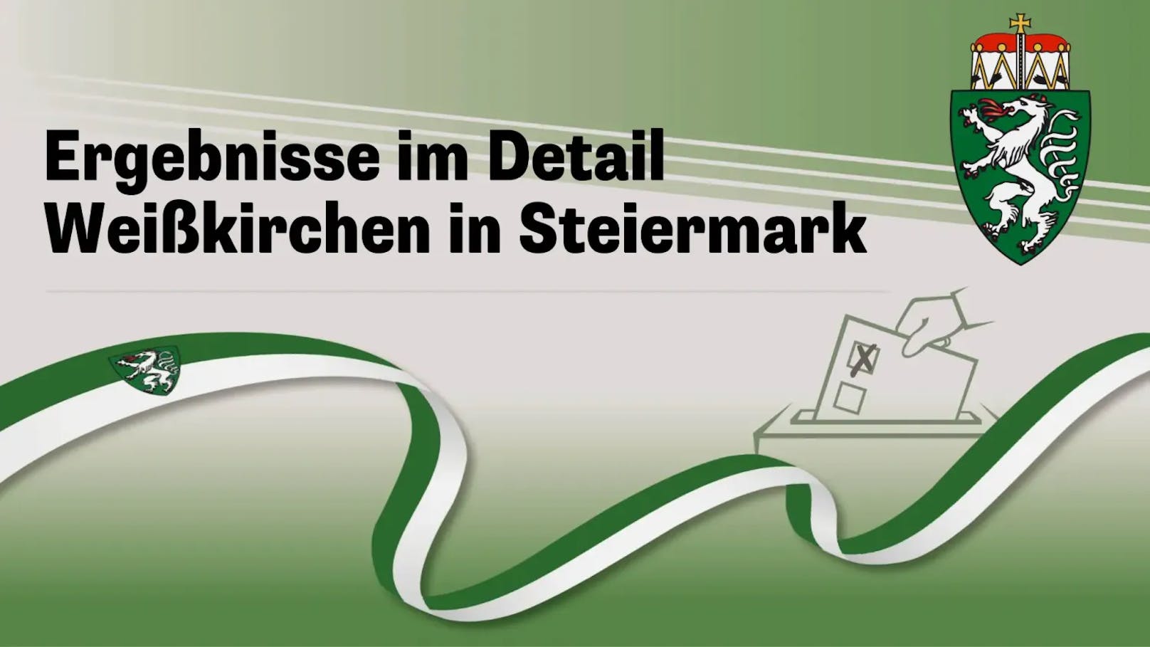 Wahl Steiermark: Ergebnis aus Weißkirchen in Steiermark