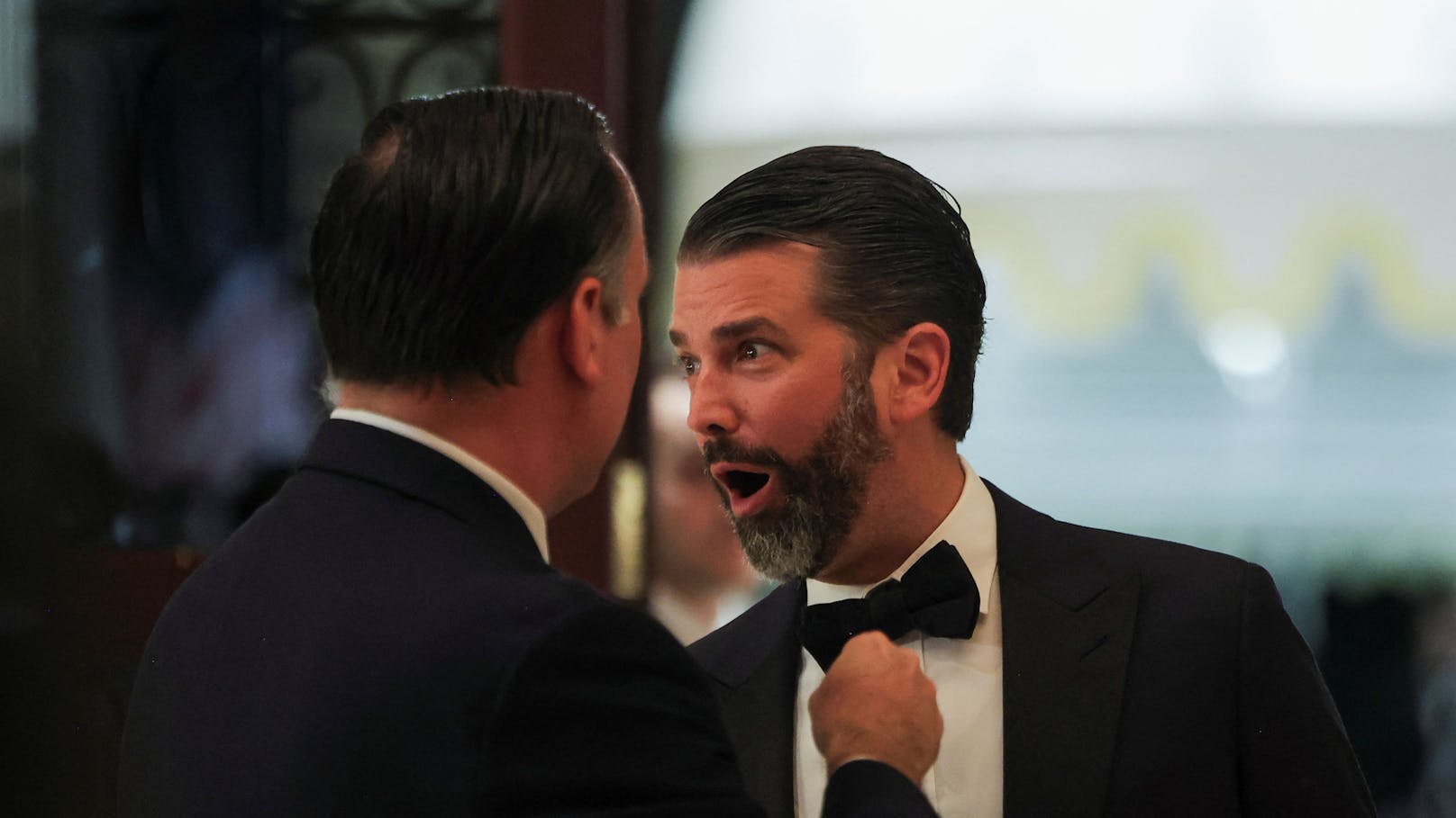 Auch Donald Trump jr. war bei der Gala. 