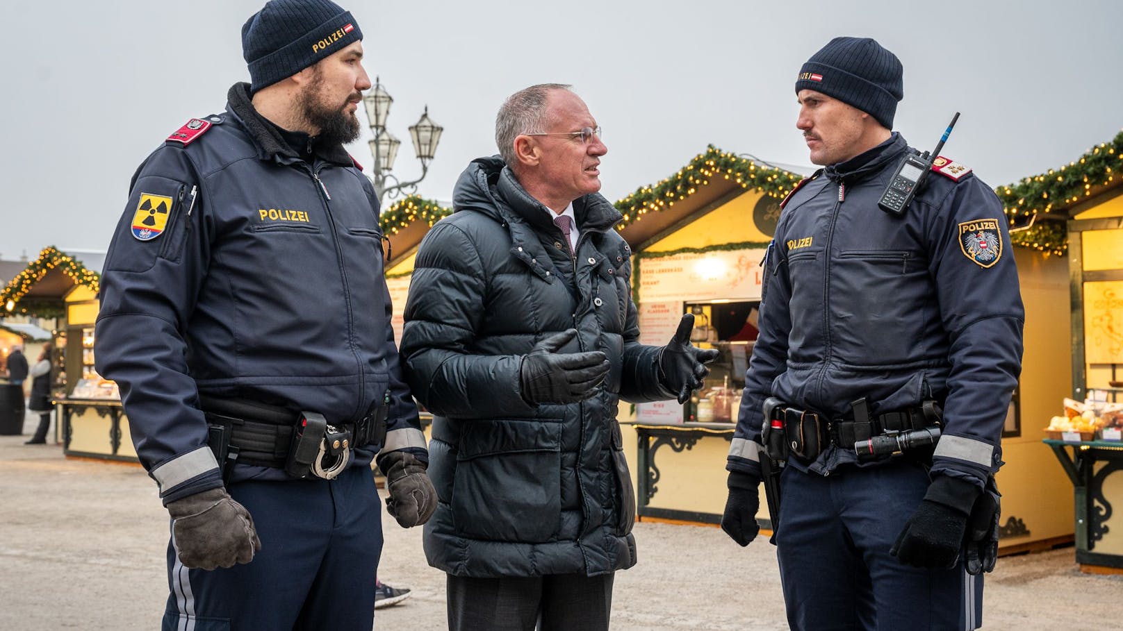 Elitepolizisten jetzt auf Christkindlmärkten im Einsatz