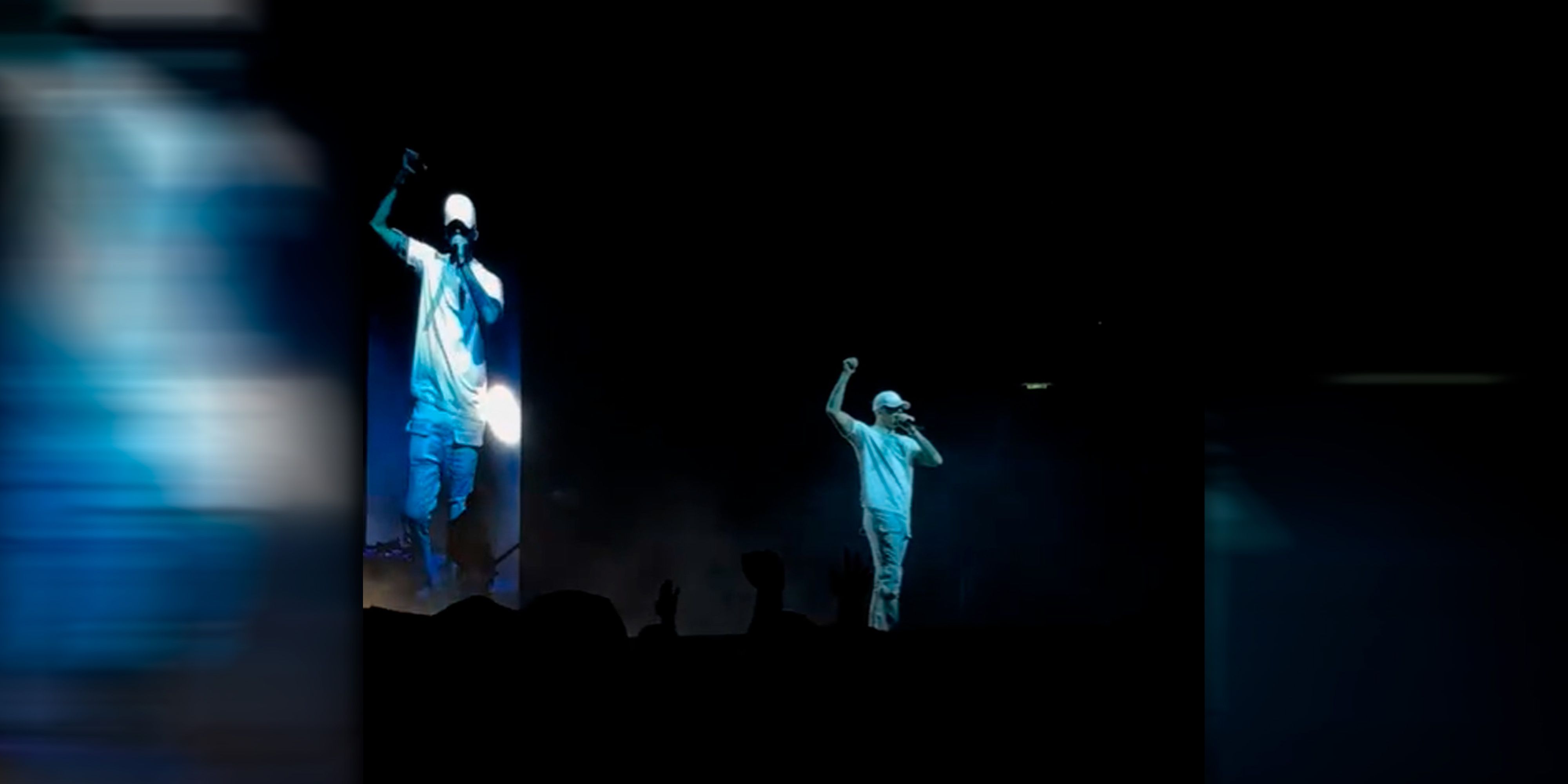 RAF Camora mit einer Ansage in Wien.