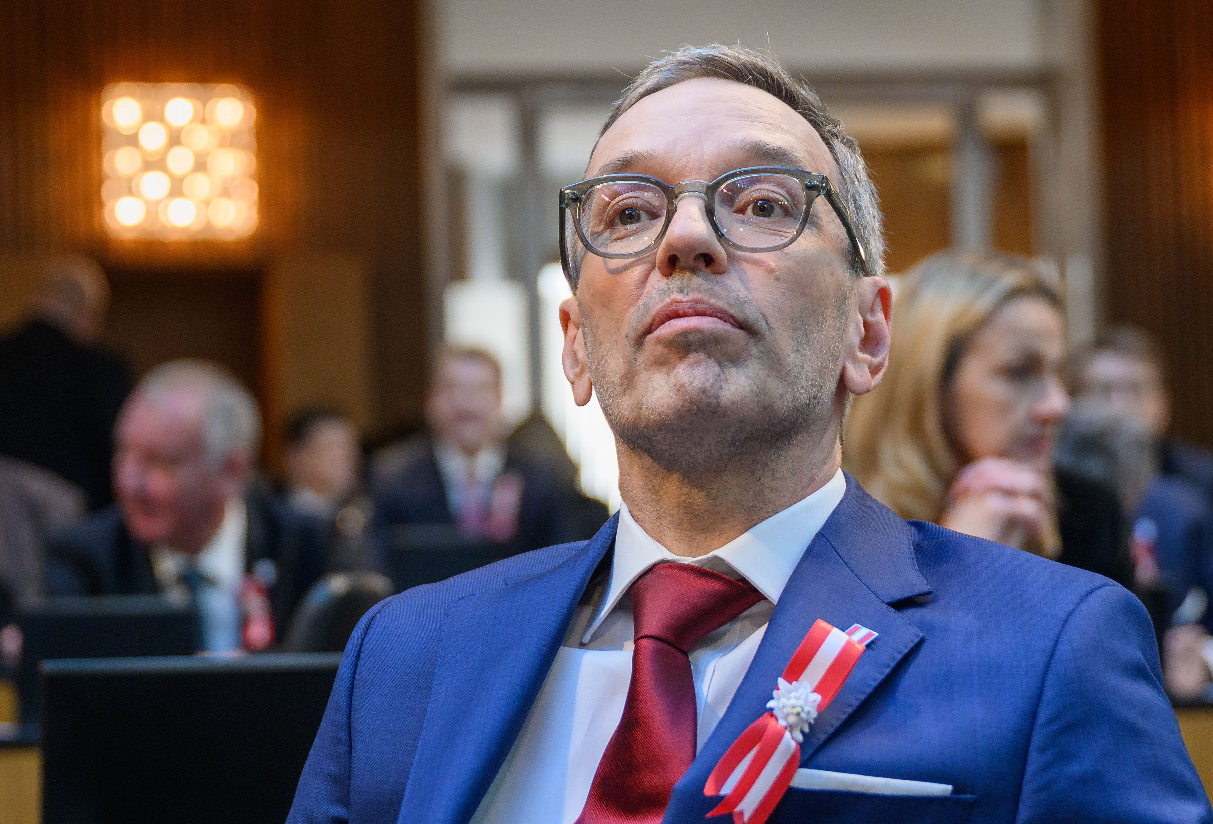 FPÖ-Klubobmann Herbert Kickl bei der konstituierende Nationalratssitzung im Parlament am 24. Oktober 2024 in Wien.