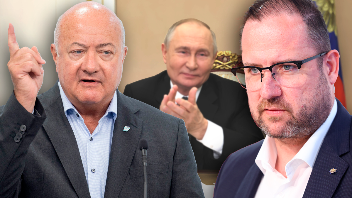 Christian Stocker (ÖVP) und Christian Hafenecker (FPÖ) schenken sich im Streit um das Putin-Gas nichts.