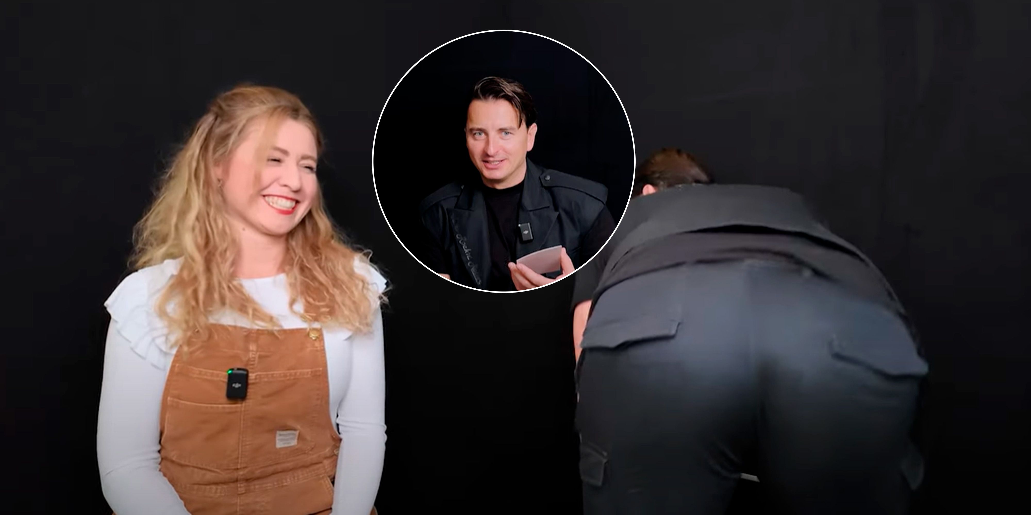 Da schaut Moderatorin Sam doch genauer hin.